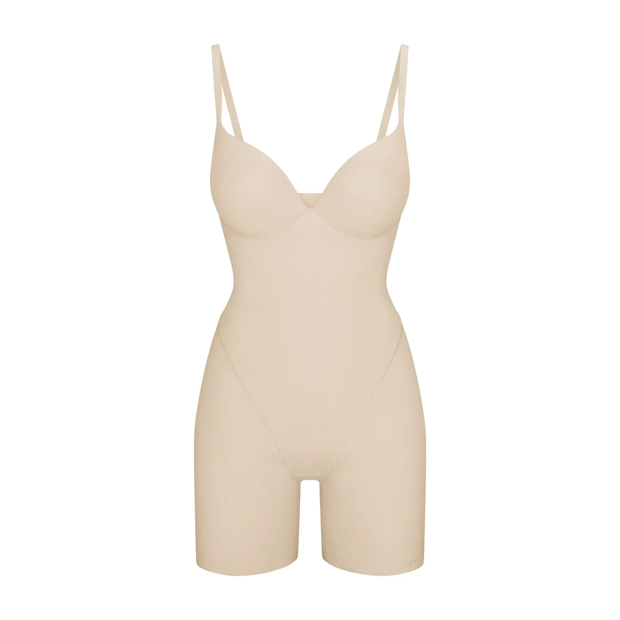 SKIMS ULTIMATE BODY PUSH-UP BUTT ENHANCING PADDED MID THIGH BODYSUIT | SAND - BODYSUIT - My Suti