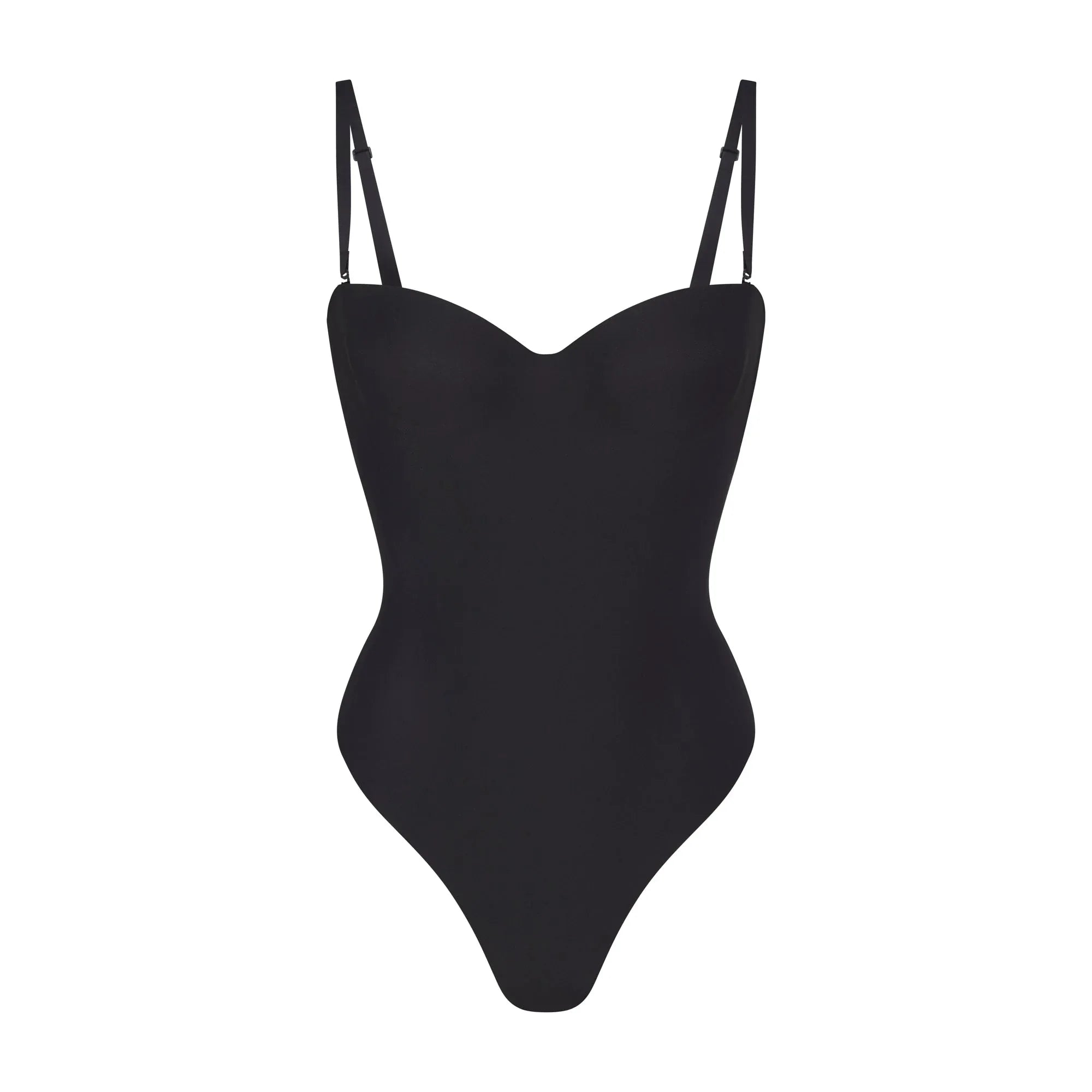 SKIMS BODY UNDERWIRE THONG BODYSUIT | ONYX - BODYSUIT - My Suti