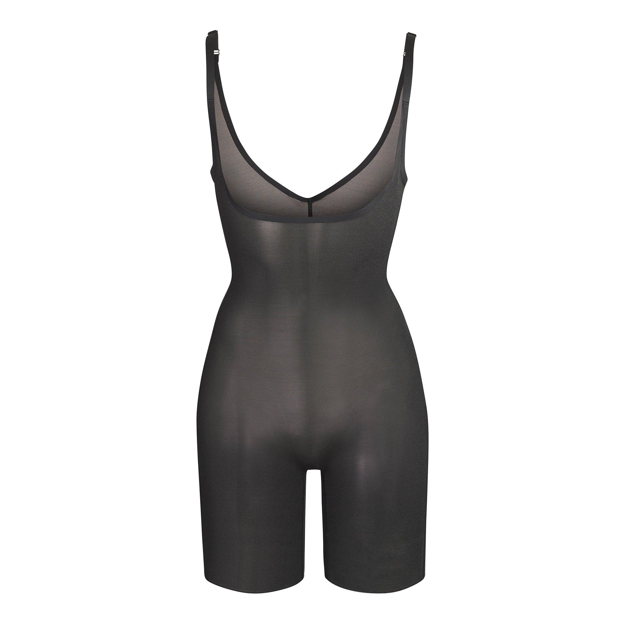 SKIMS SHEER SCULPT OPEN BUST BODYSUIT | ONYX - BODYSUIT - My Suti