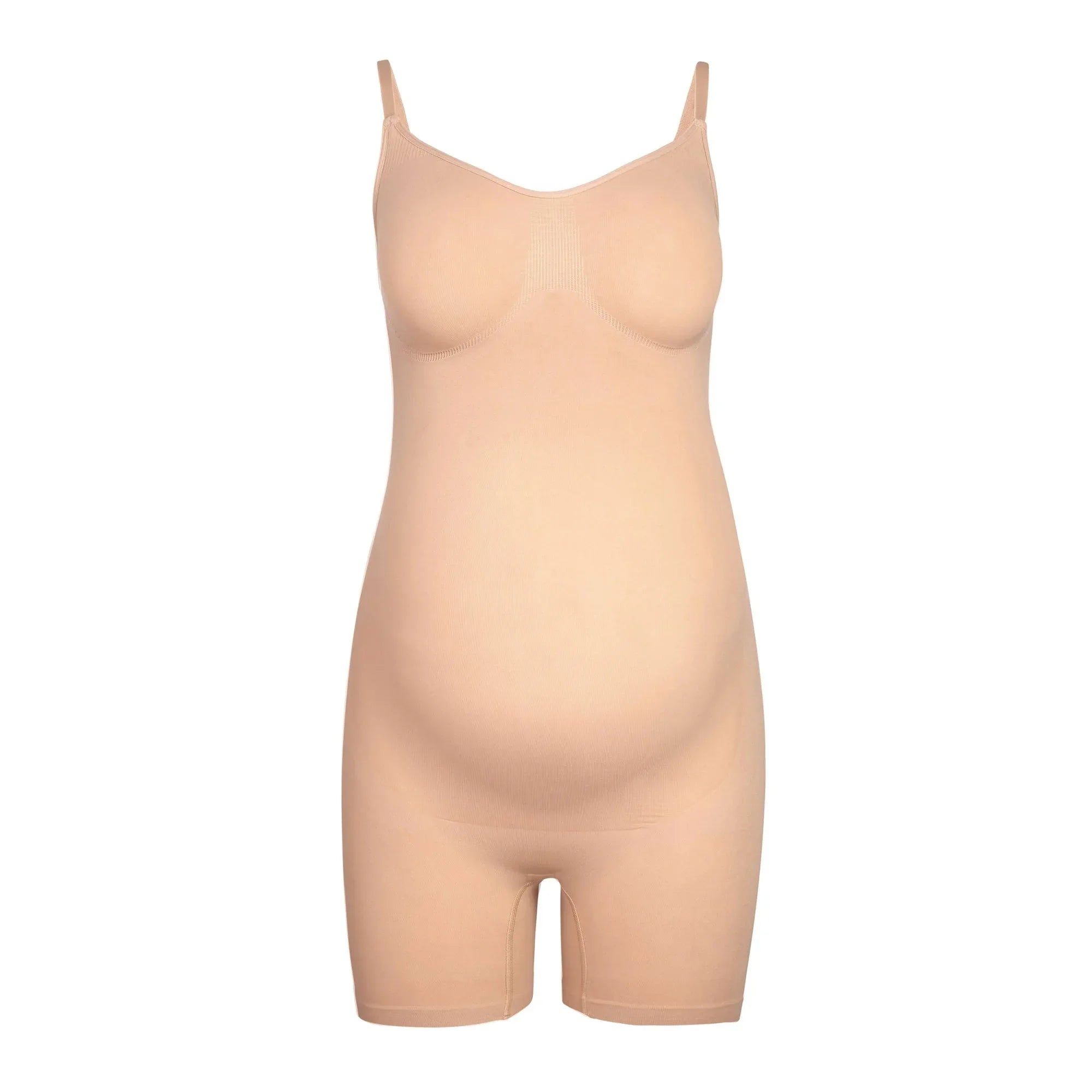 SKIMS MATERNITY SCULPTING BODYSUIT MID THIGH | CLAY - BEDEN KALIBI - My Suti