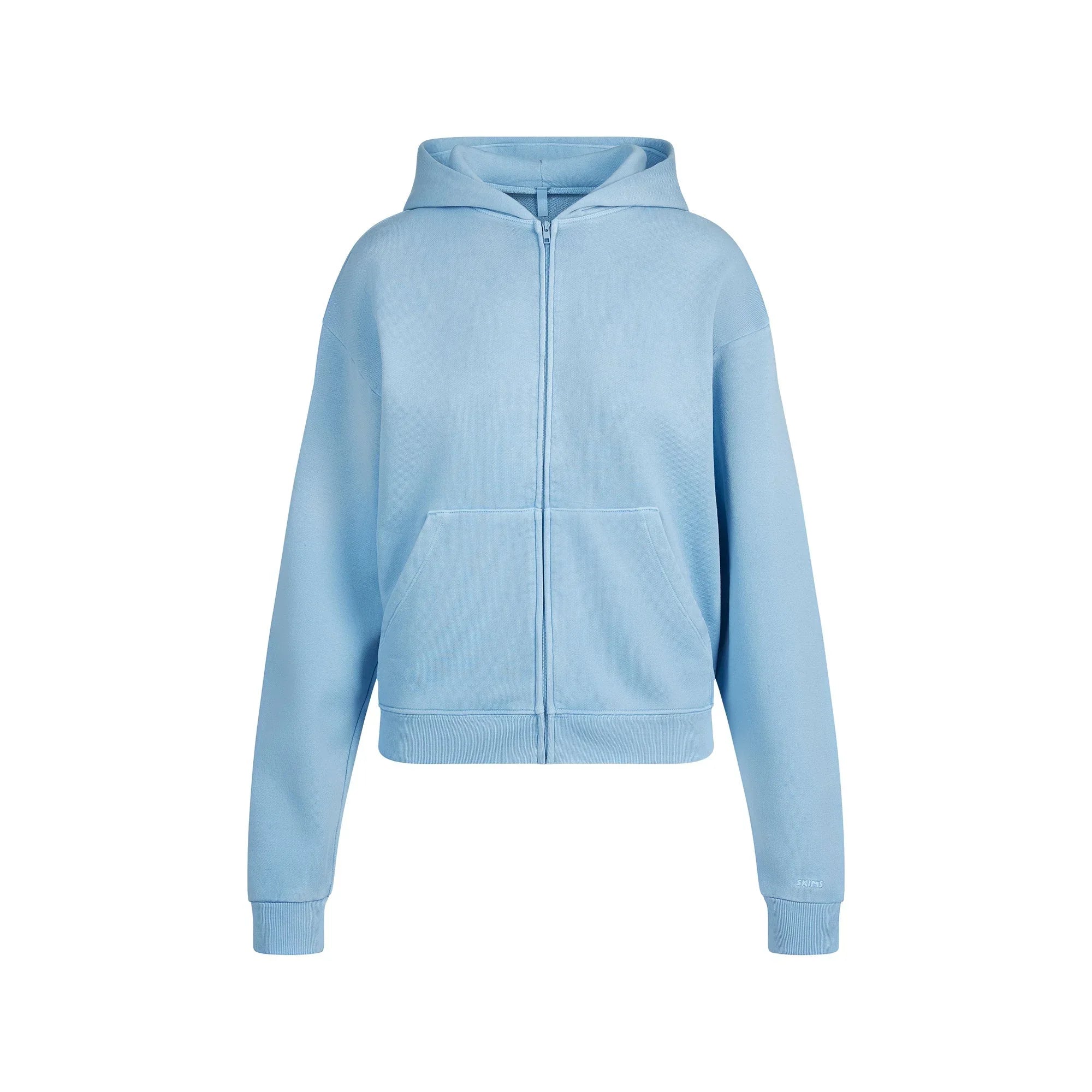 SKIMS FRENCH TERRY ZIP UP HOODIE | BLUE BELL - KAPŞONLU SWEATSHIRT - My Suti