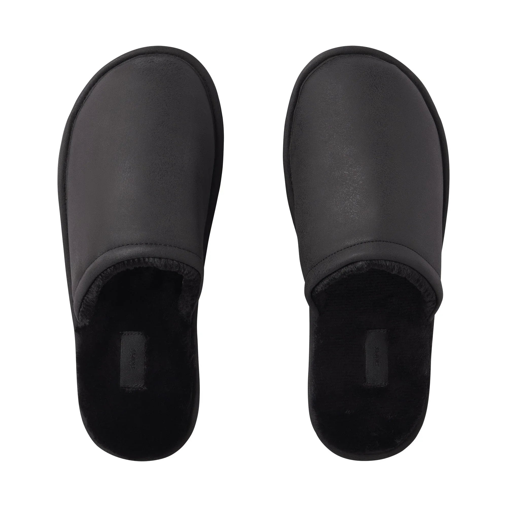 SKIMS MENS FAUX SHEARLING SLIPPER | ONYX - TERLİK - My Suti