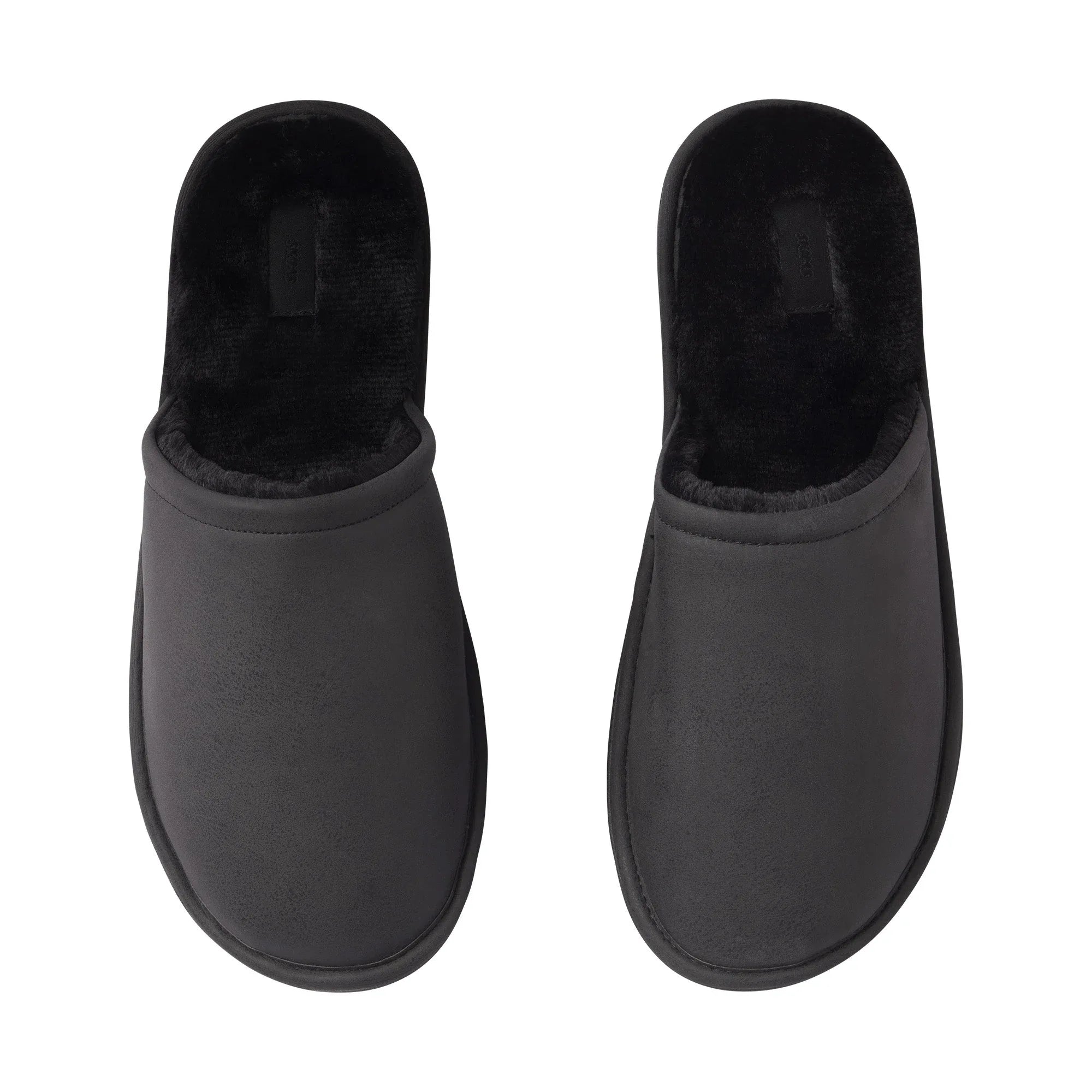 SKIMS MENS FAUX SHEARLING SLIPPER | ONYX - TERLİK - My Suti