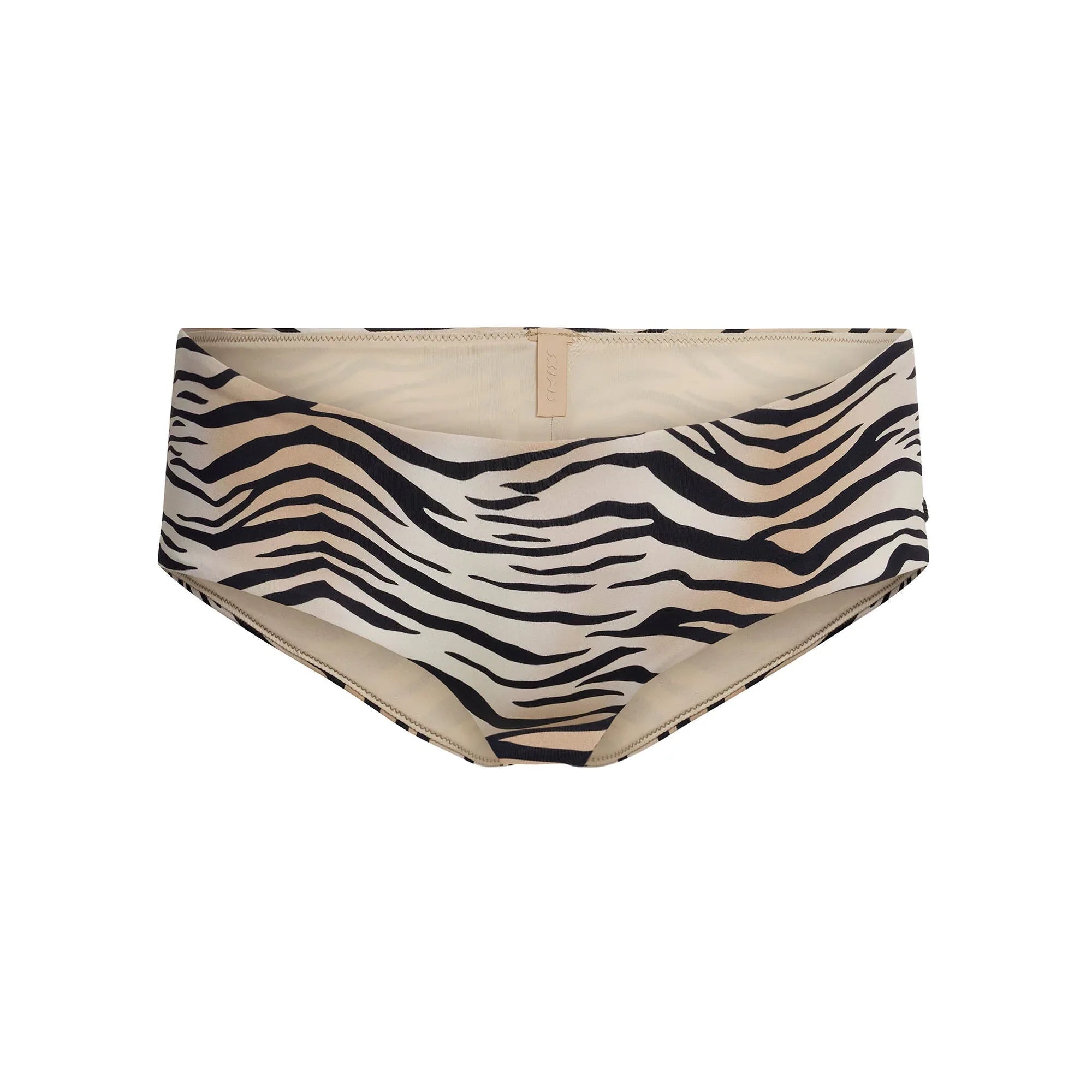SKIMS SIGNATURE SWIM HIPSTER BIKINI BOTTOM | CHAMPAGNE TIGER PRINT - BIKINI ALT - My Suti