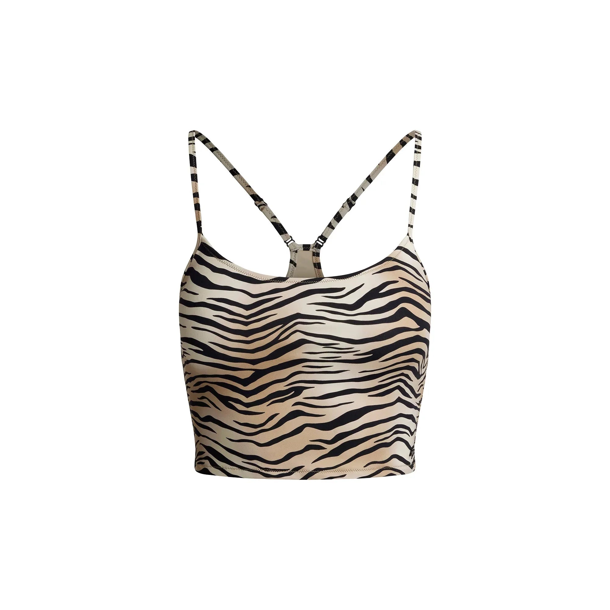SKIMS SIGNATURE SWIM CAMI TOP | CHAMPAGNE TIGER PRINT - ÜST - My Suti