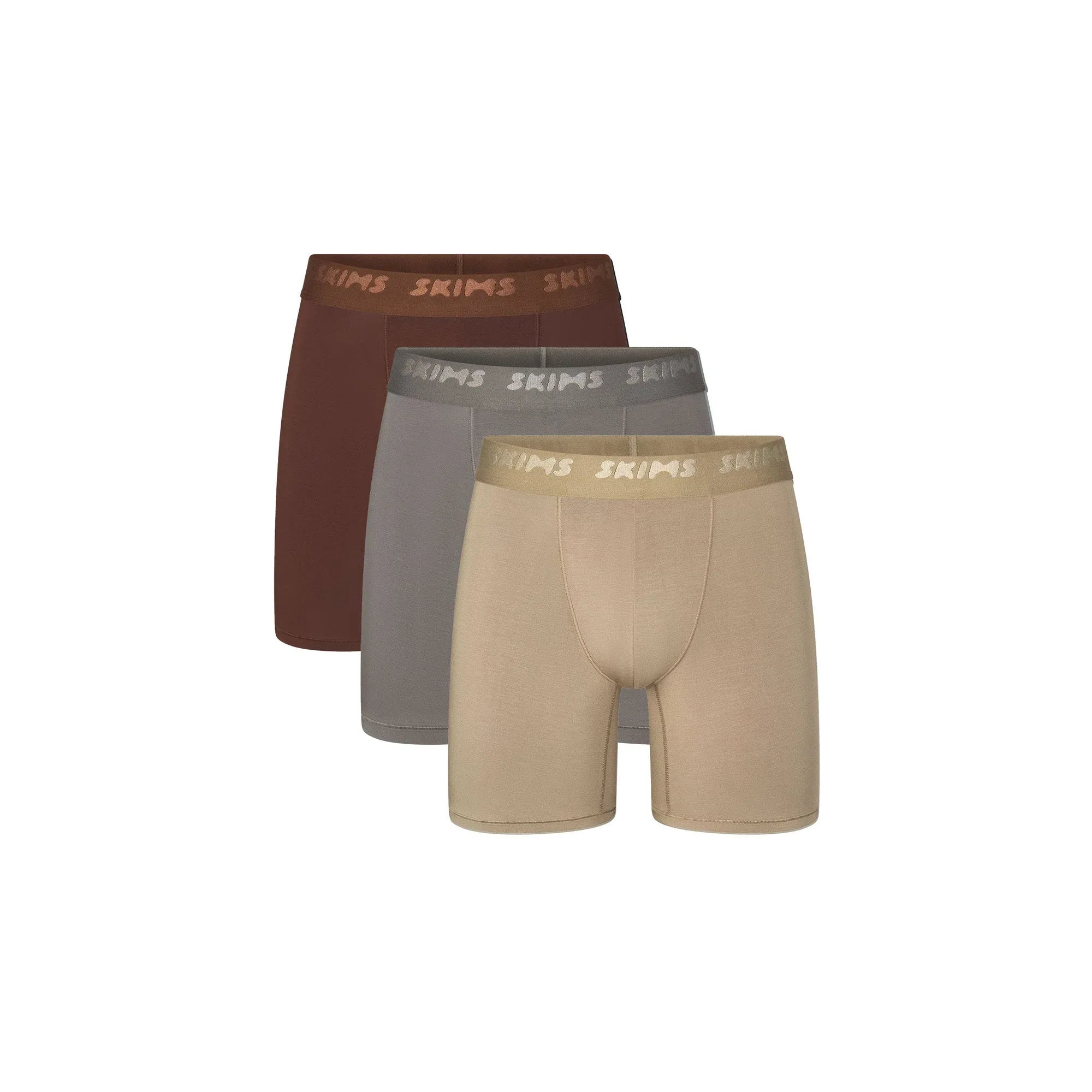 SKIMS STRETCH MENS 5" BOXER BRIEF 3-PACK | DESERT MULTI - KUTU KALIP ŞORT - My Suti