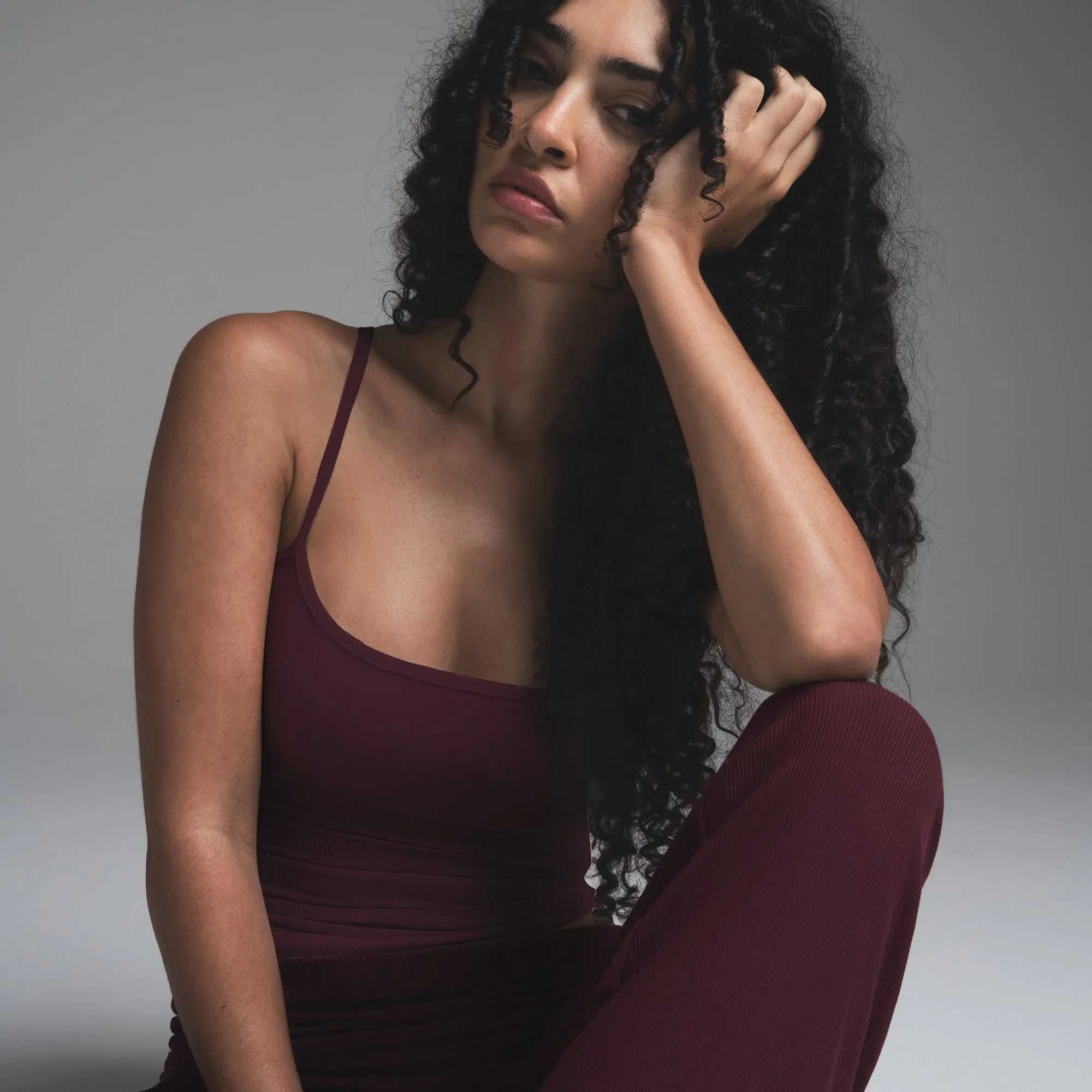 SKIMS SOFT LOUNGE CAMI | BORDEAUX - TİŞÖRT - My Suti