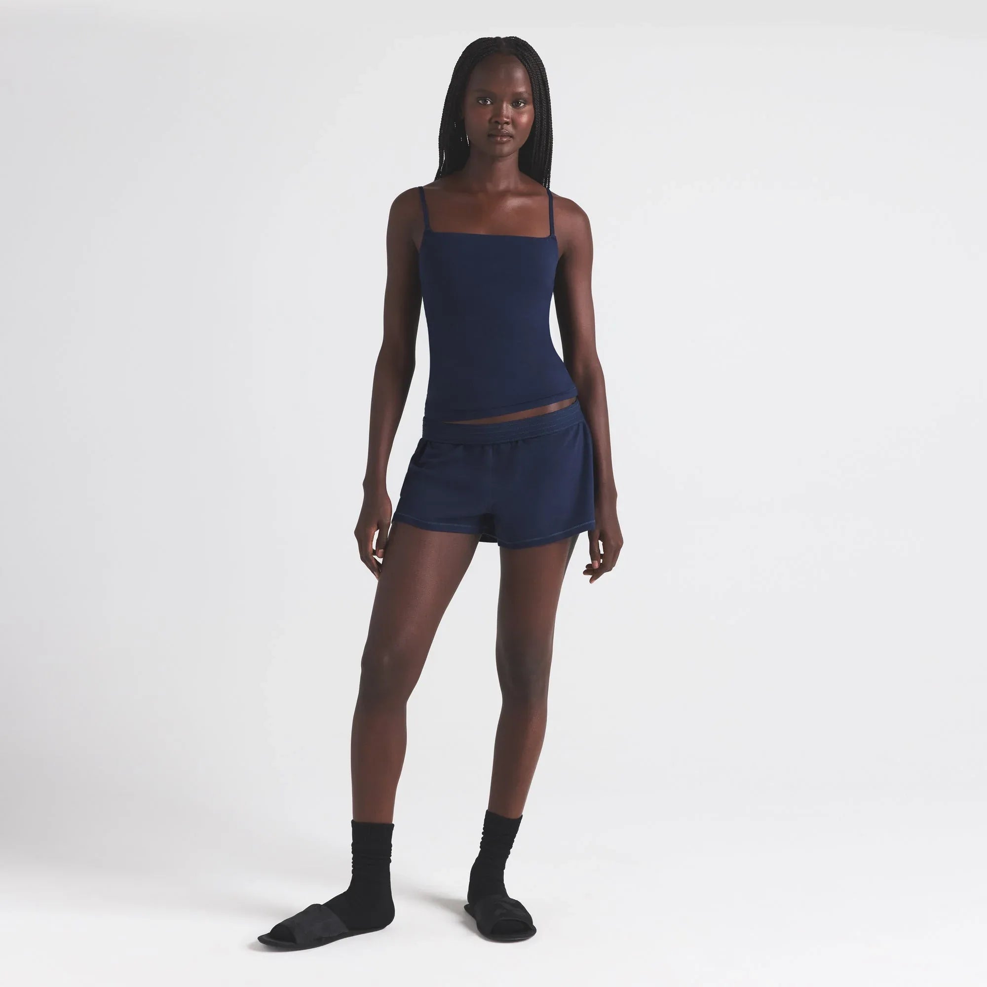 SKIMS COTTON JERSEY CAMI | NAVY - KAMİZOL - My Suti