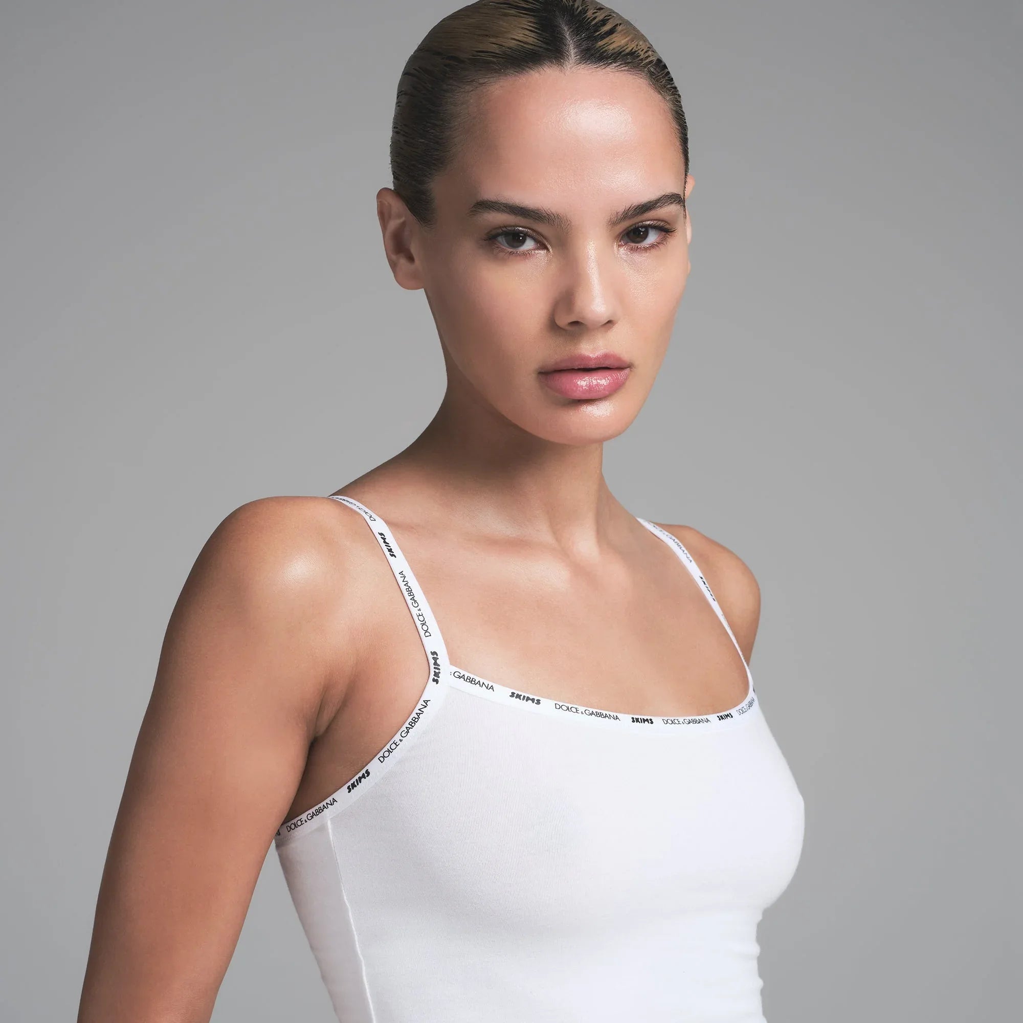 SKIMS COTTON JERSEY SCOOP NECK CAMI | SNOW - KAMİZOL - My Suti