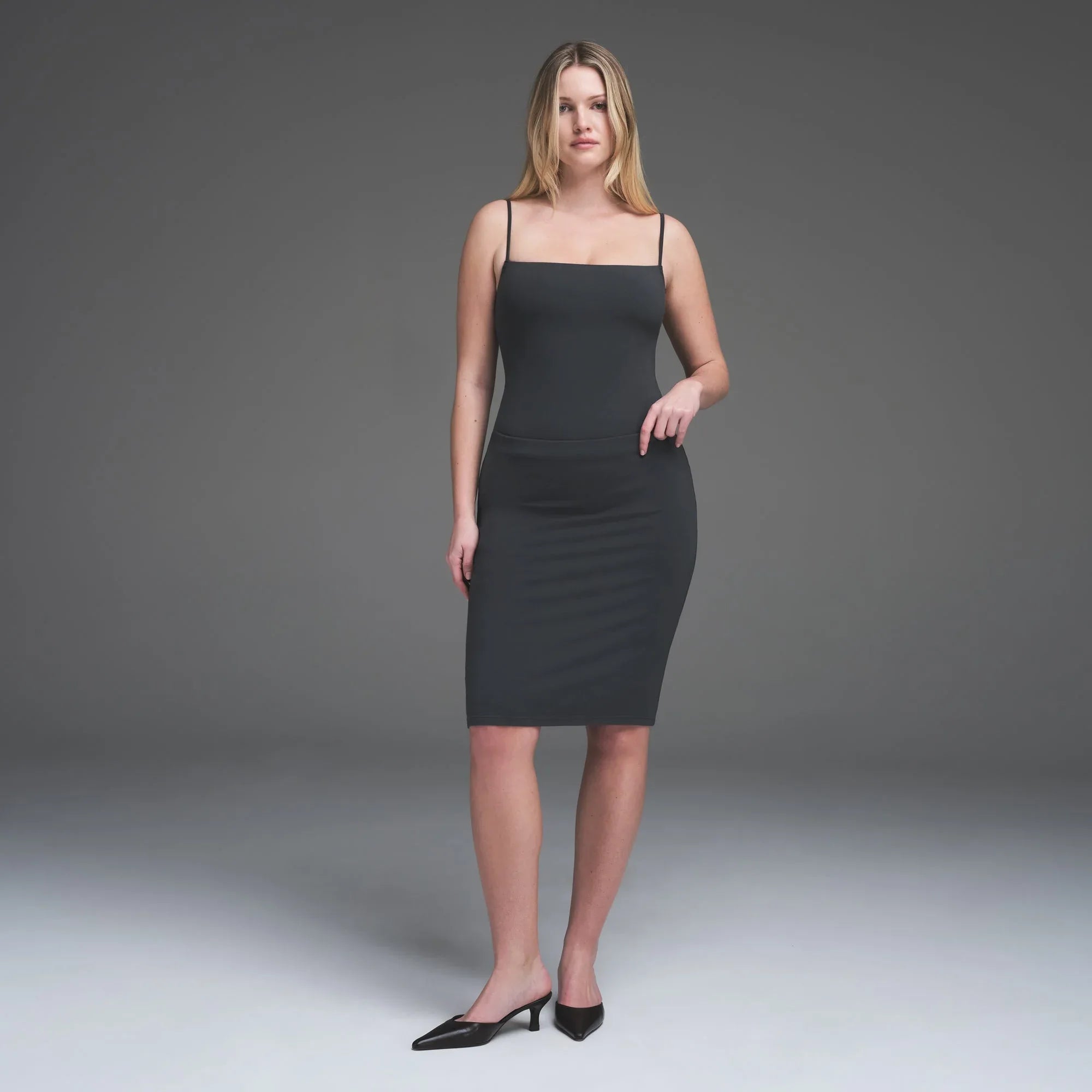 SKIMS SMOOTH LAYERS CAMI BODYSUIT | GRAPHITE - BODY - My Suti