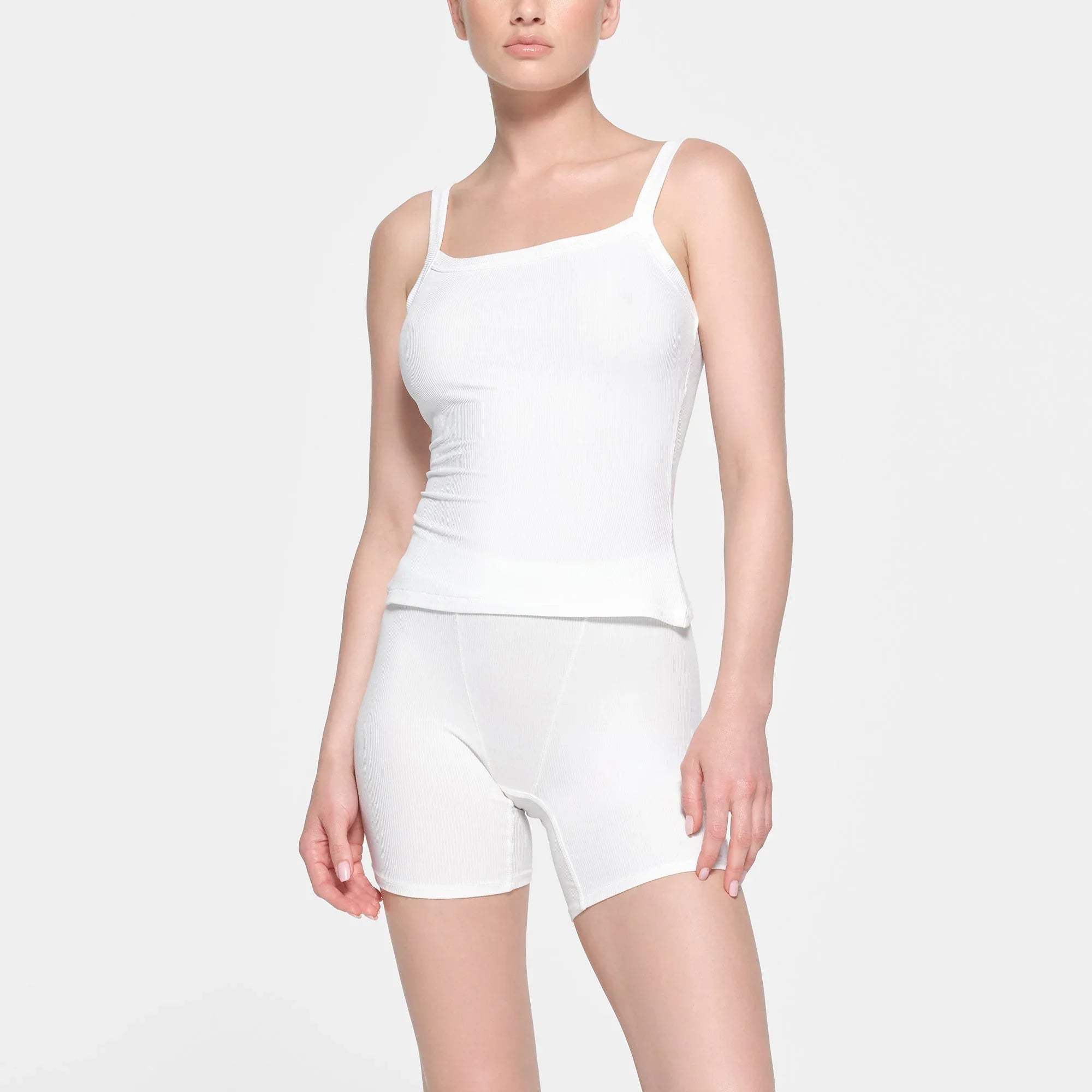 SKIMS SOFT LOUNGE SCOOP NECK TANK | MARBLE - TİŞÖRT - My Suti