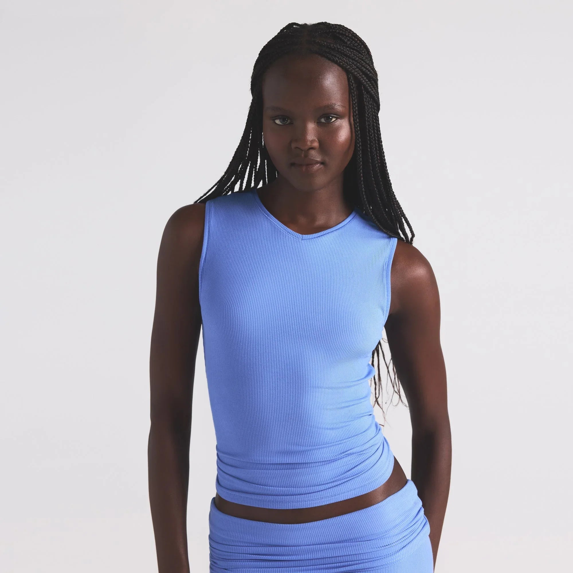 SKIMS SOFT LOUNGE V NECK TANK | CIELO - TİŞÖRT - My Suti
