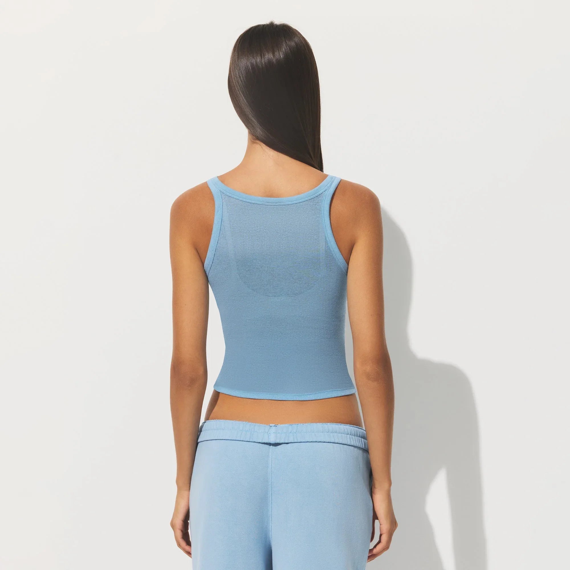 SKIMS SHEER COTTON TANK | BLUE BELL - TİŞÖRT - My Suti