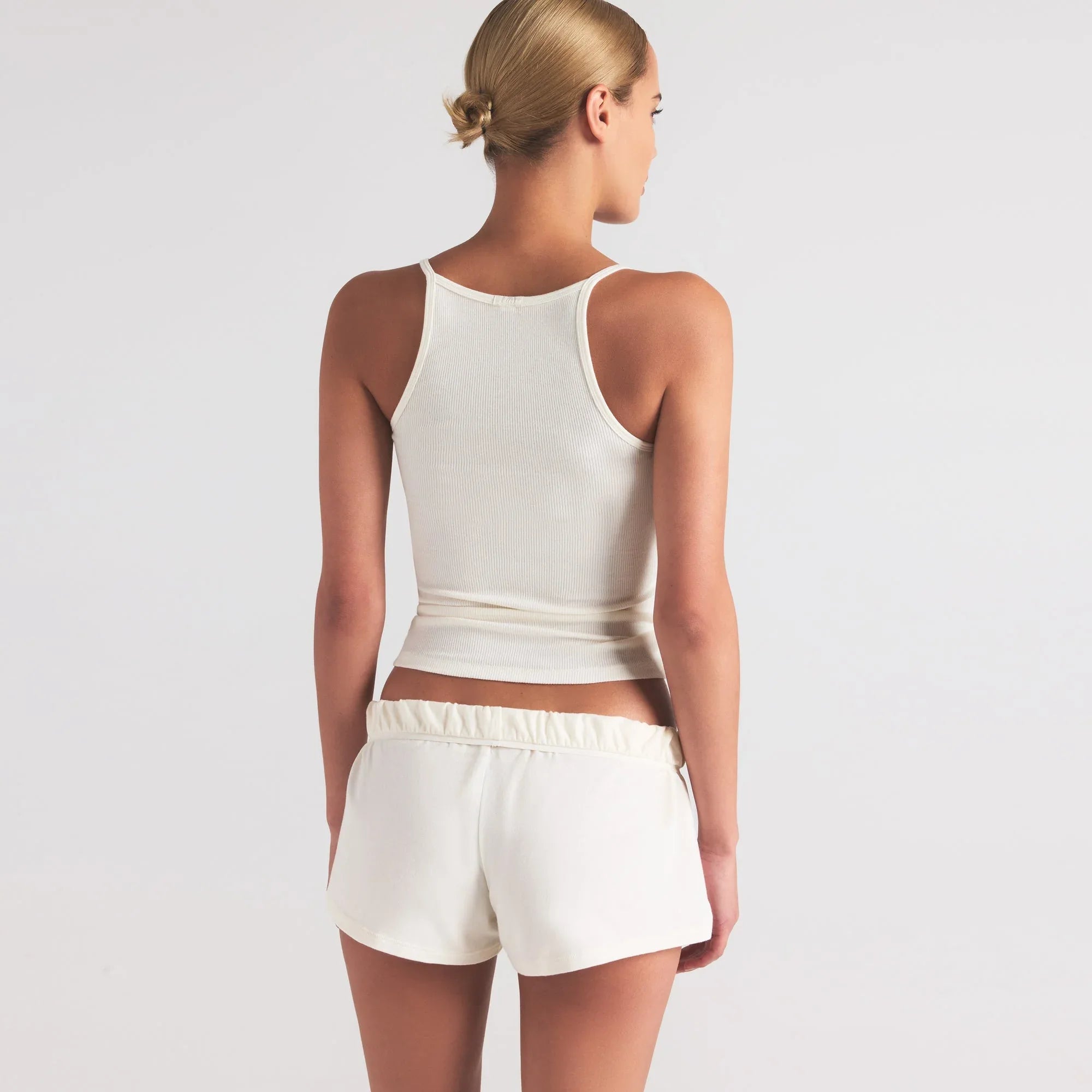 SKIMS COTTON RIB LONG CAMI | MARBLE - TİŞÖRT - My Suti