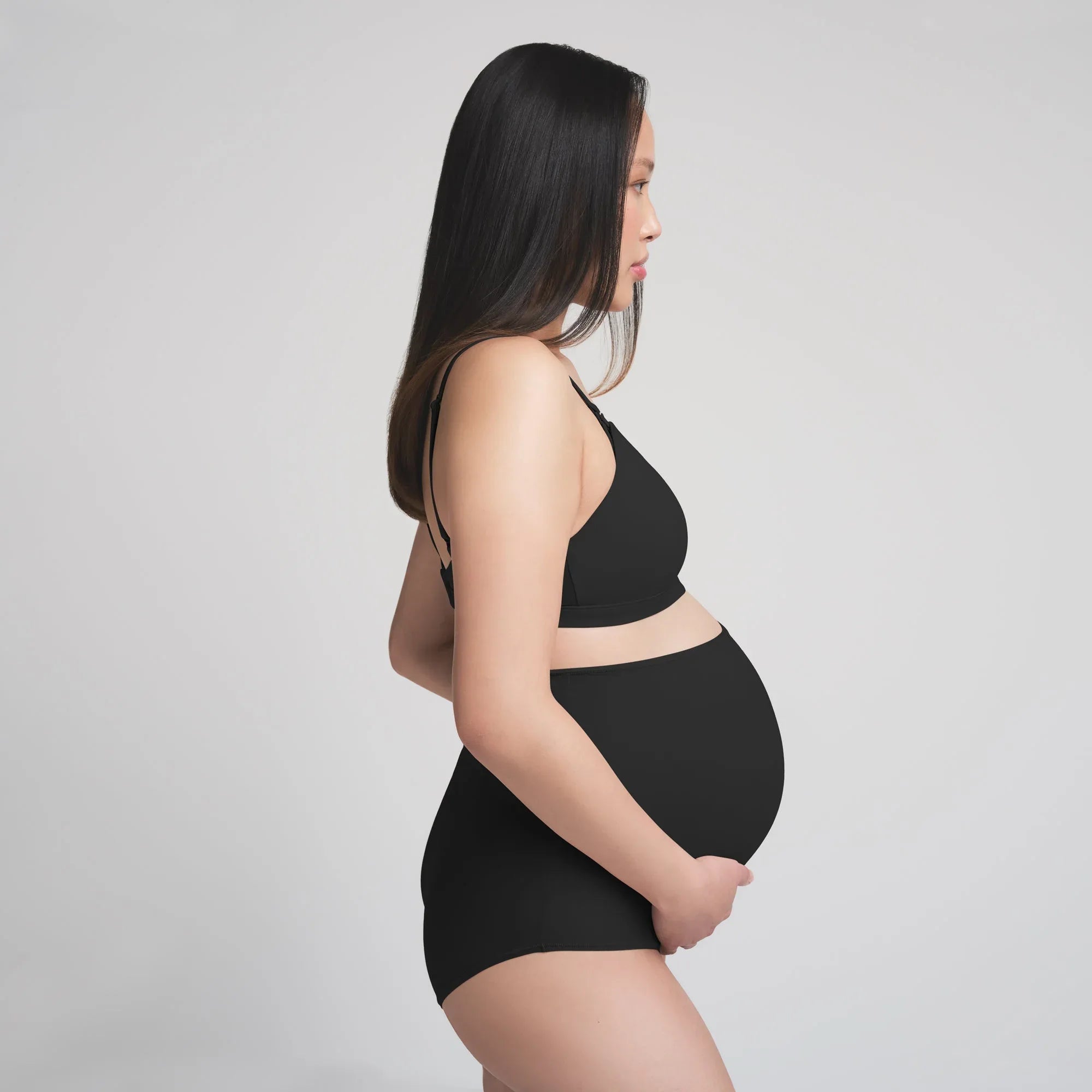 SKIMS FITS EVERYBODY MATERNITY NURSING SCOOP BRALETTE | ONYX - SÜTYEN - My Suti