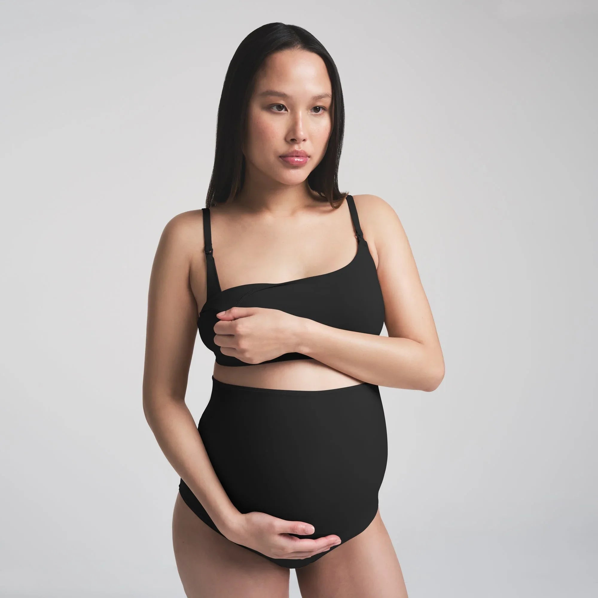 SKIMS FITS EVERYBODY MATERNITY NURSING SCOOP BRALETTE | ONYX - SÜTYEN - My Suti