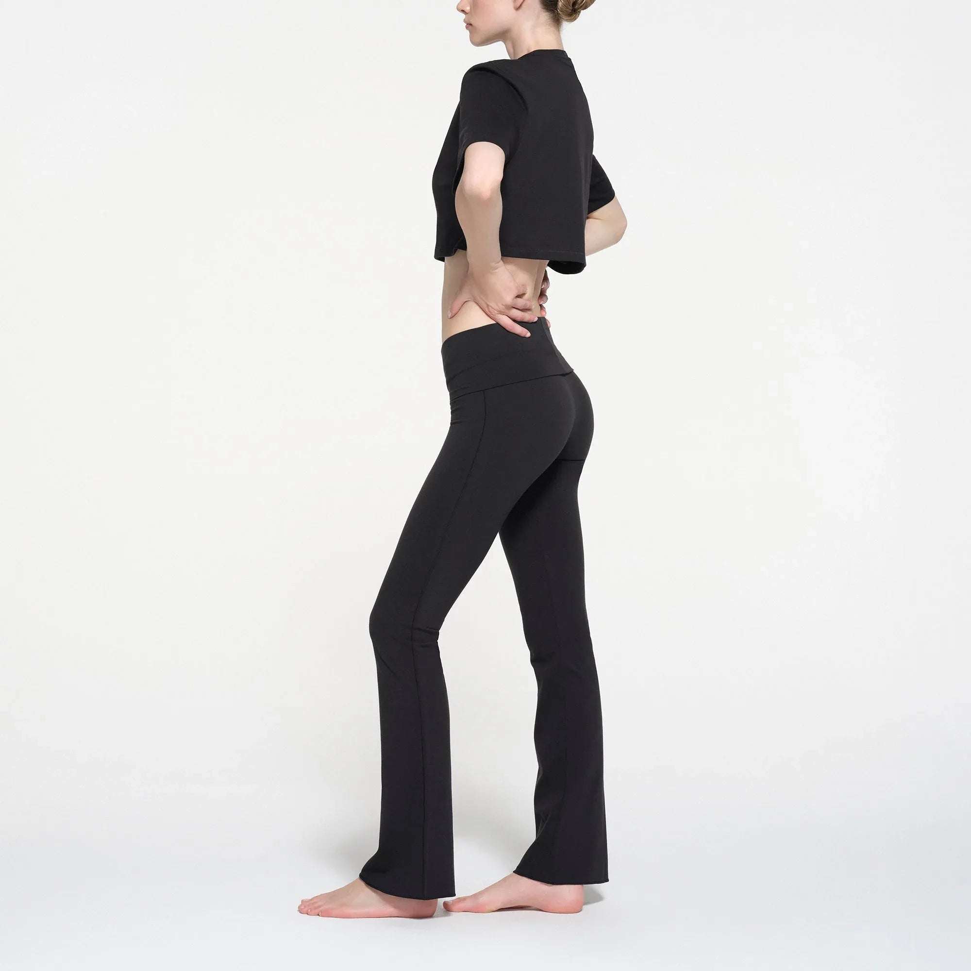 SKIMS RELAXED TEES OVERSIZED CROPPED T-SHIRT | ONYX - TİŞÖRT - My Suti