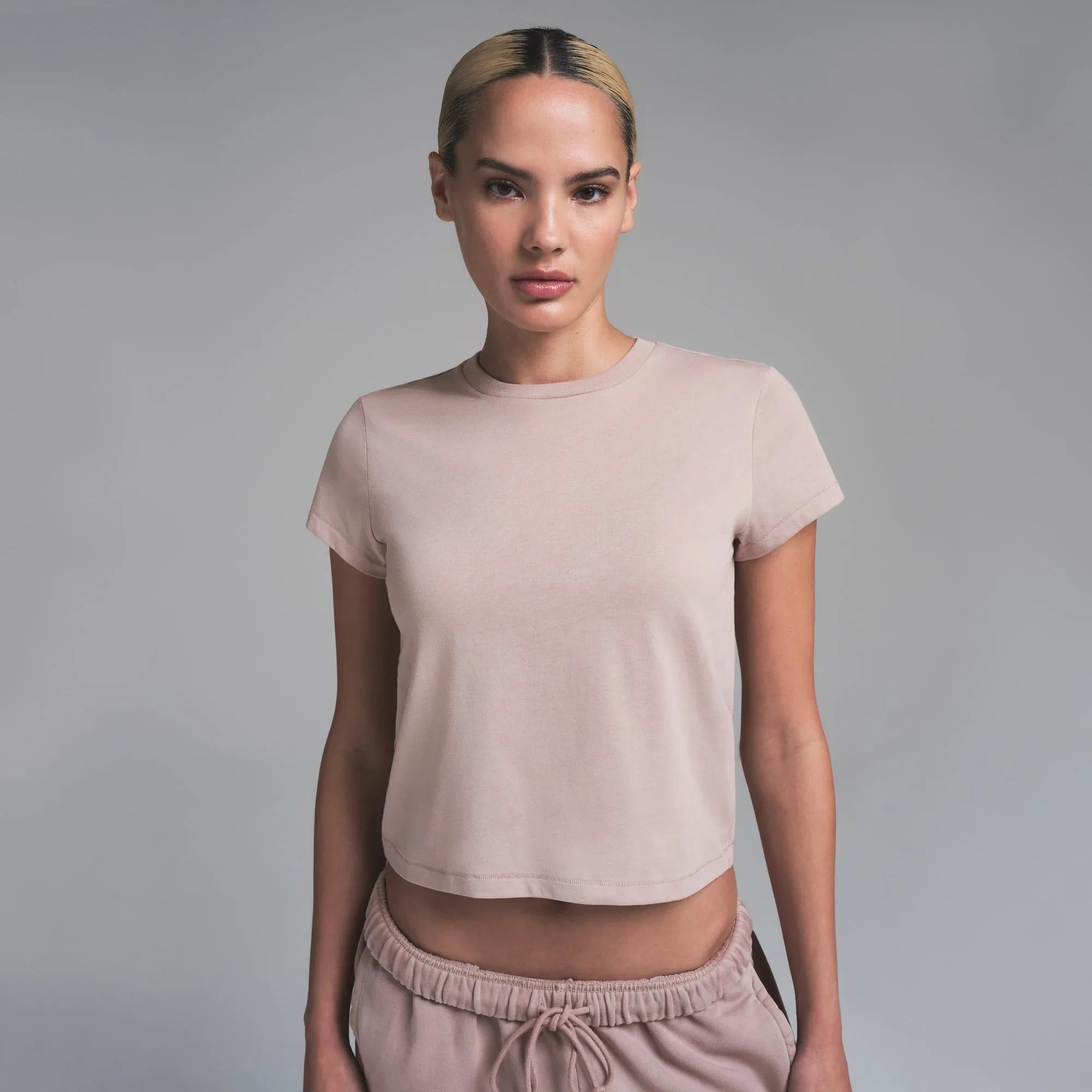 SKIMS RELAXED TEES SHRUNKEN T-SHIRT | FAWN - TİŞÖRT - My Suti