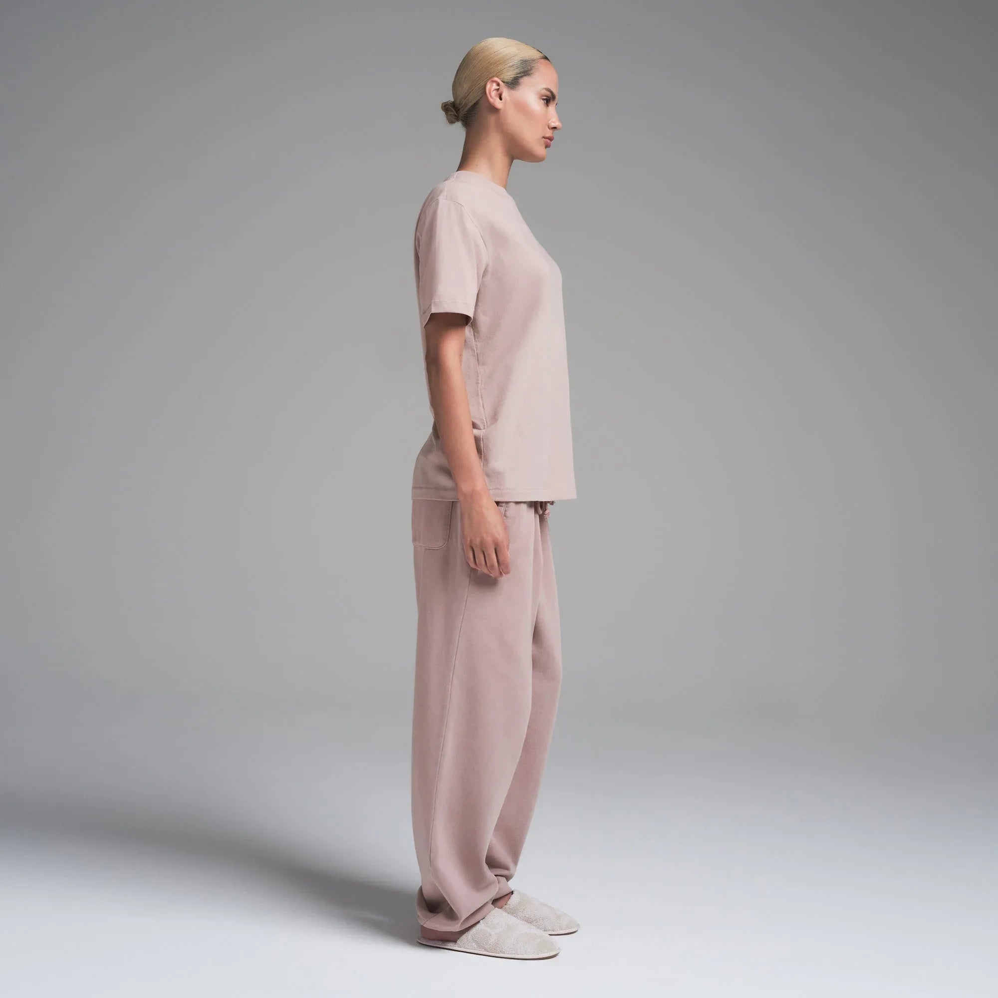 SKIMS RELAXED TEES OVERSIZED LONG T-SHIRT | FAWN - TİŞÖRT - My Suti