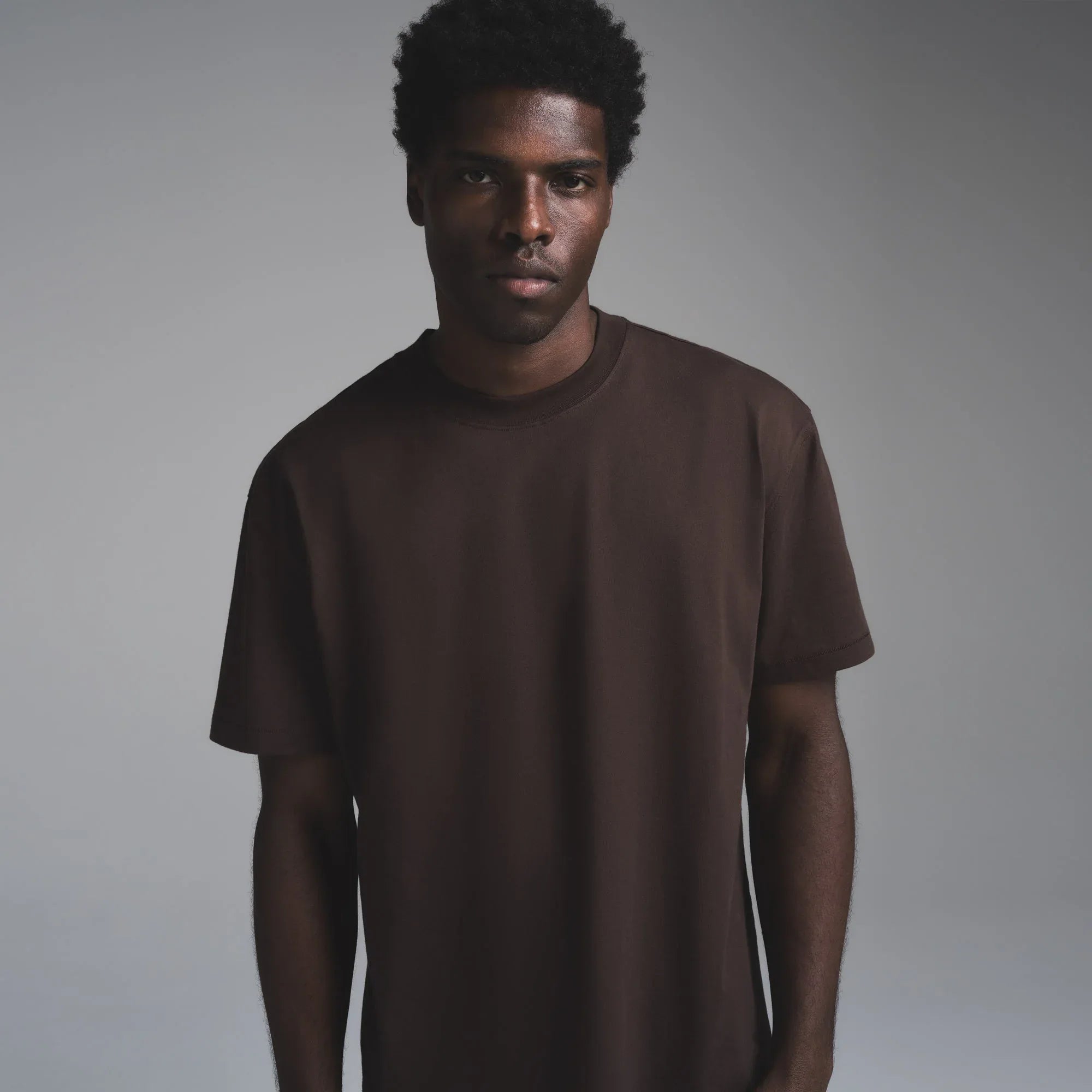 SKIMS HEAVYWEIGHT COTTON MENS RELAXED T-SHIRT | ESPRESSO - TİŞÖRT - My Suti