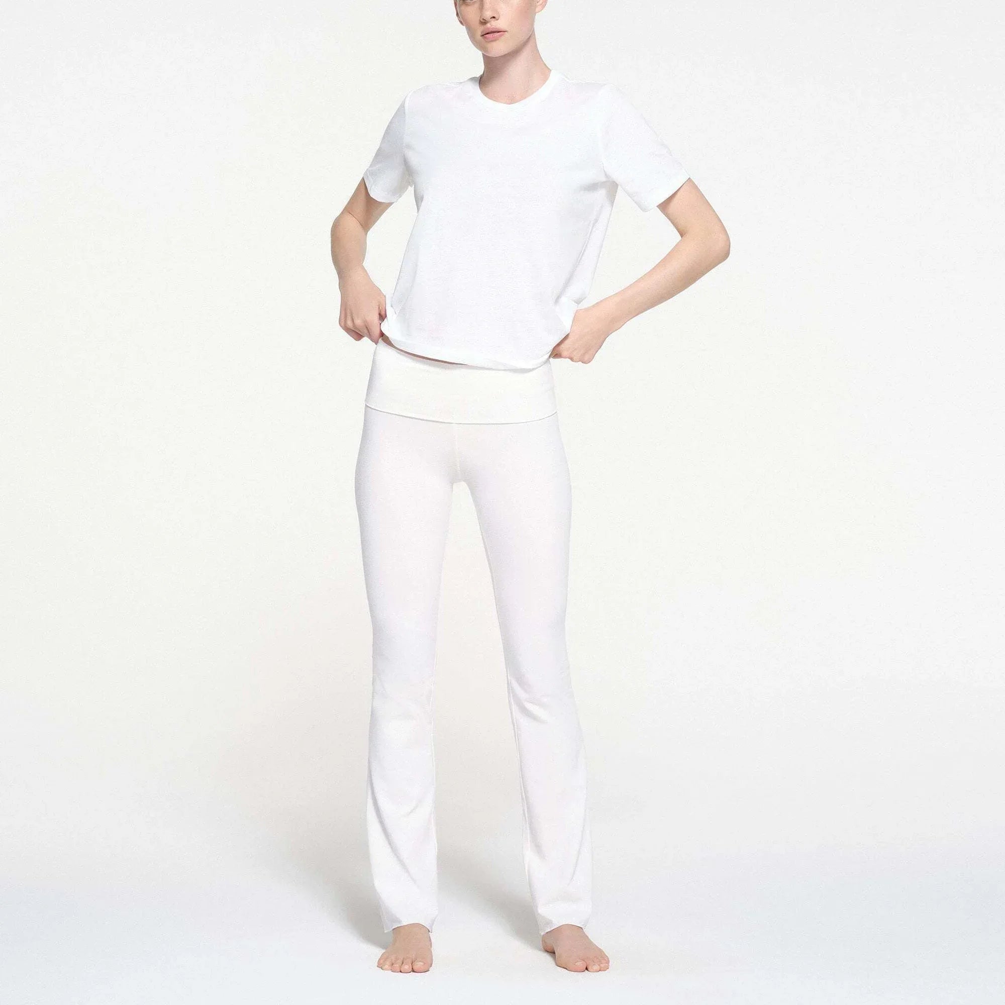 SKIMS RELAXED TEES T-SHIRT | SNOW - TİŞÖRT - My Suti