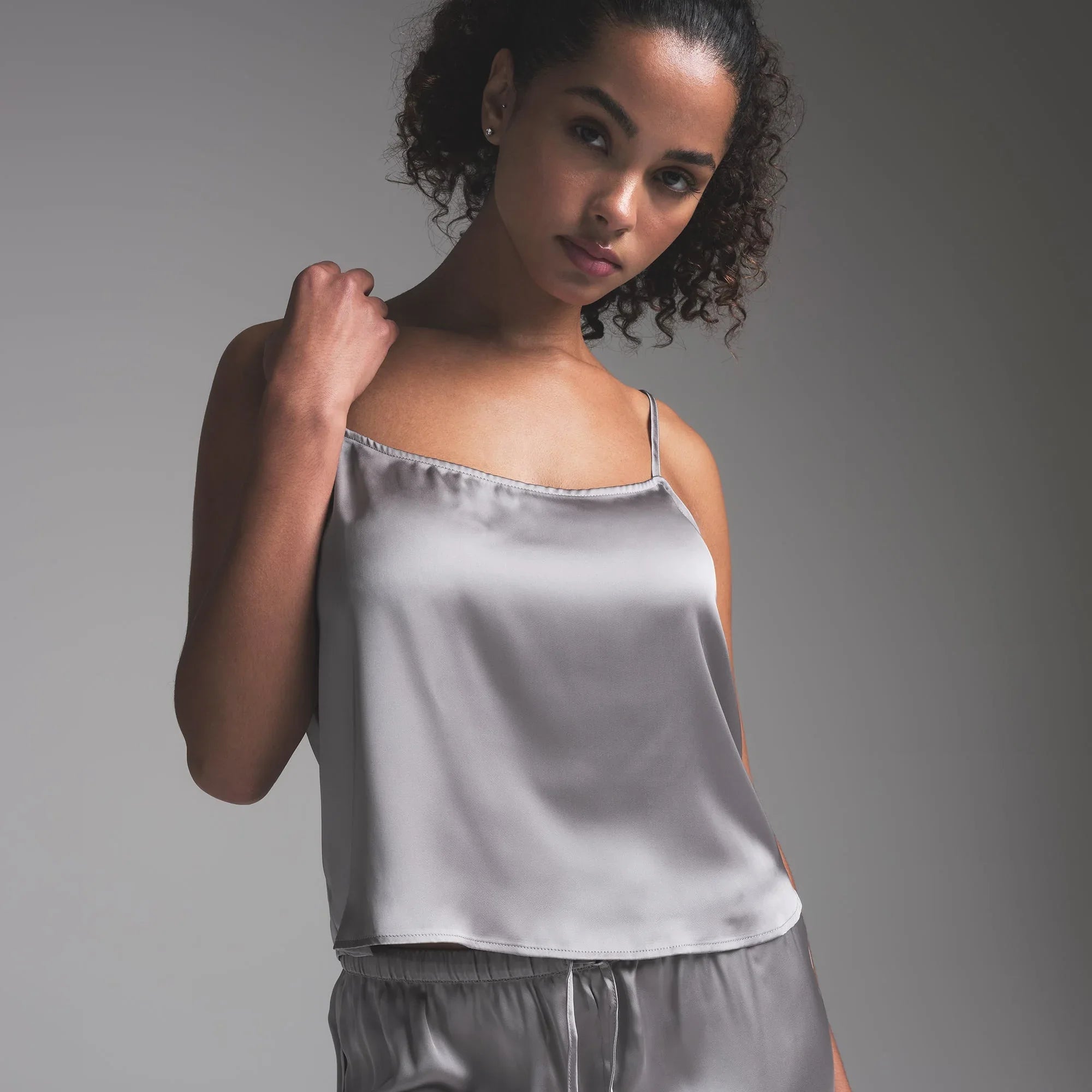 SKIMS HOTEL SHINE CAMI SLEEP SET | MIRROR - PİJAMA TAKIMI - My Suti