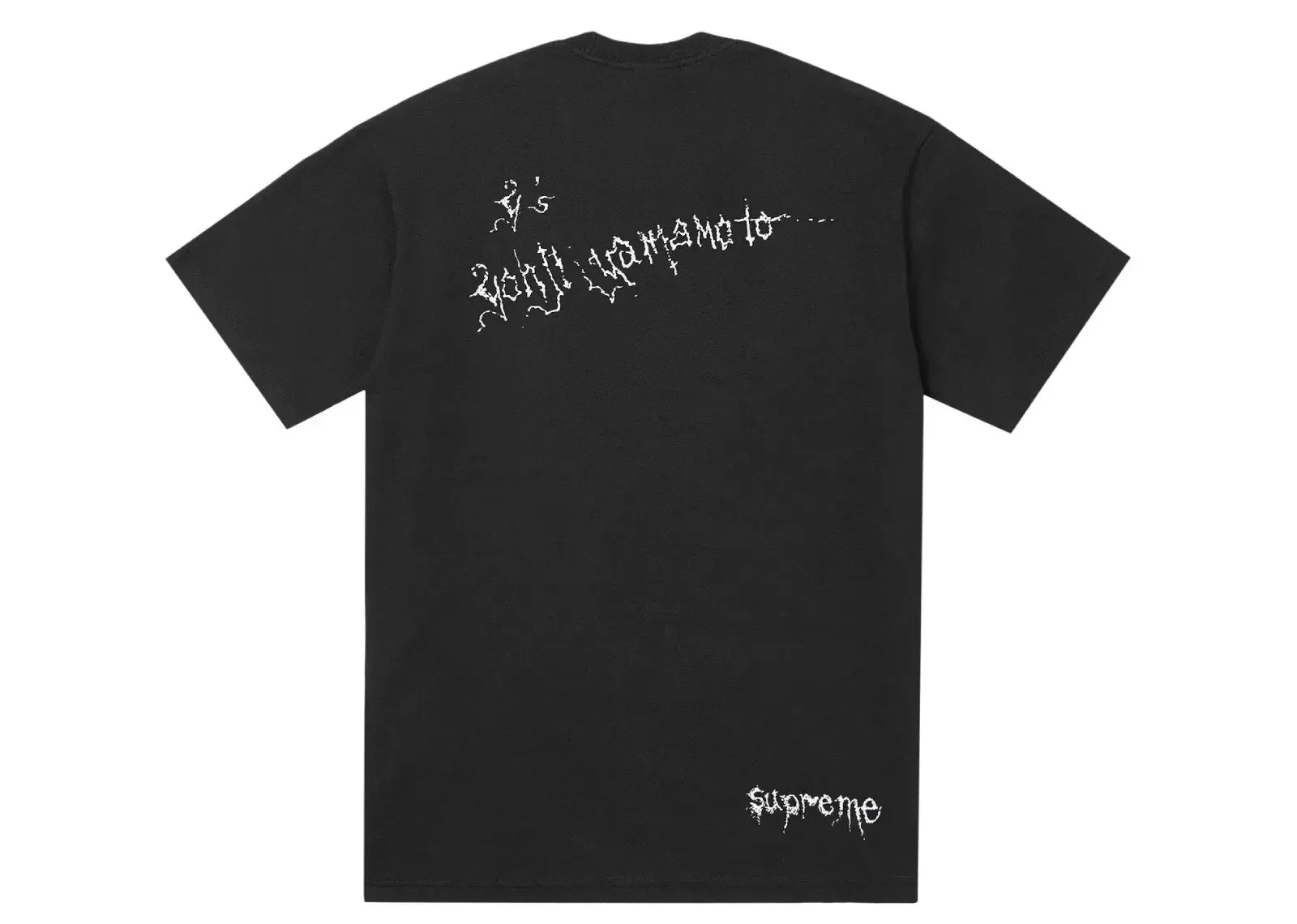 Supreme Ys By Yohji Yamamoto Thinker Tee Black - My Suti