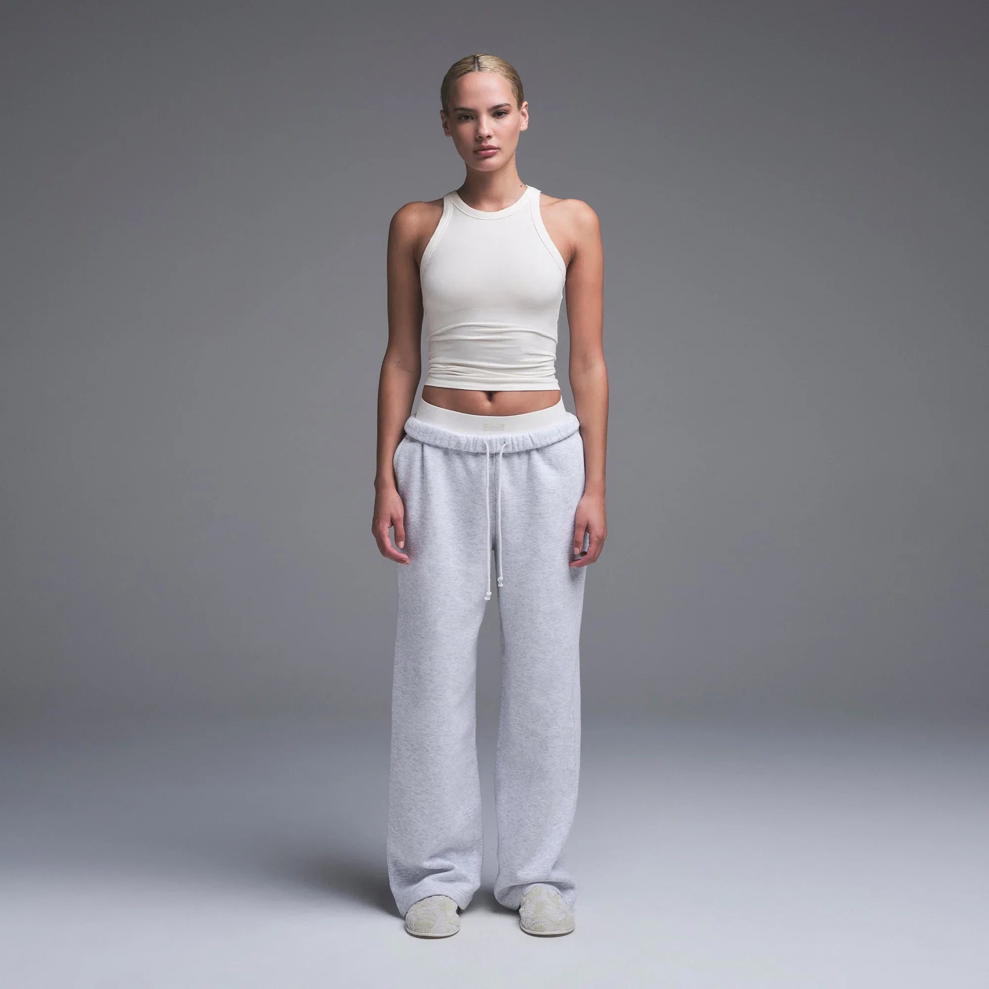 SKIMS COTTON JERSEY CREW NECK TANK | MARBLE - TİŞÖRT - My Suti