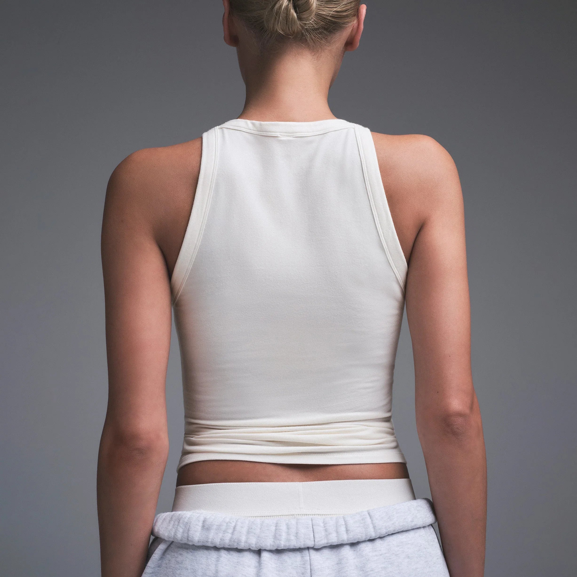 SKIMS COTTON JERSEY CREW NECK TANK | MARBLE - TİŞÖRT - My Suti