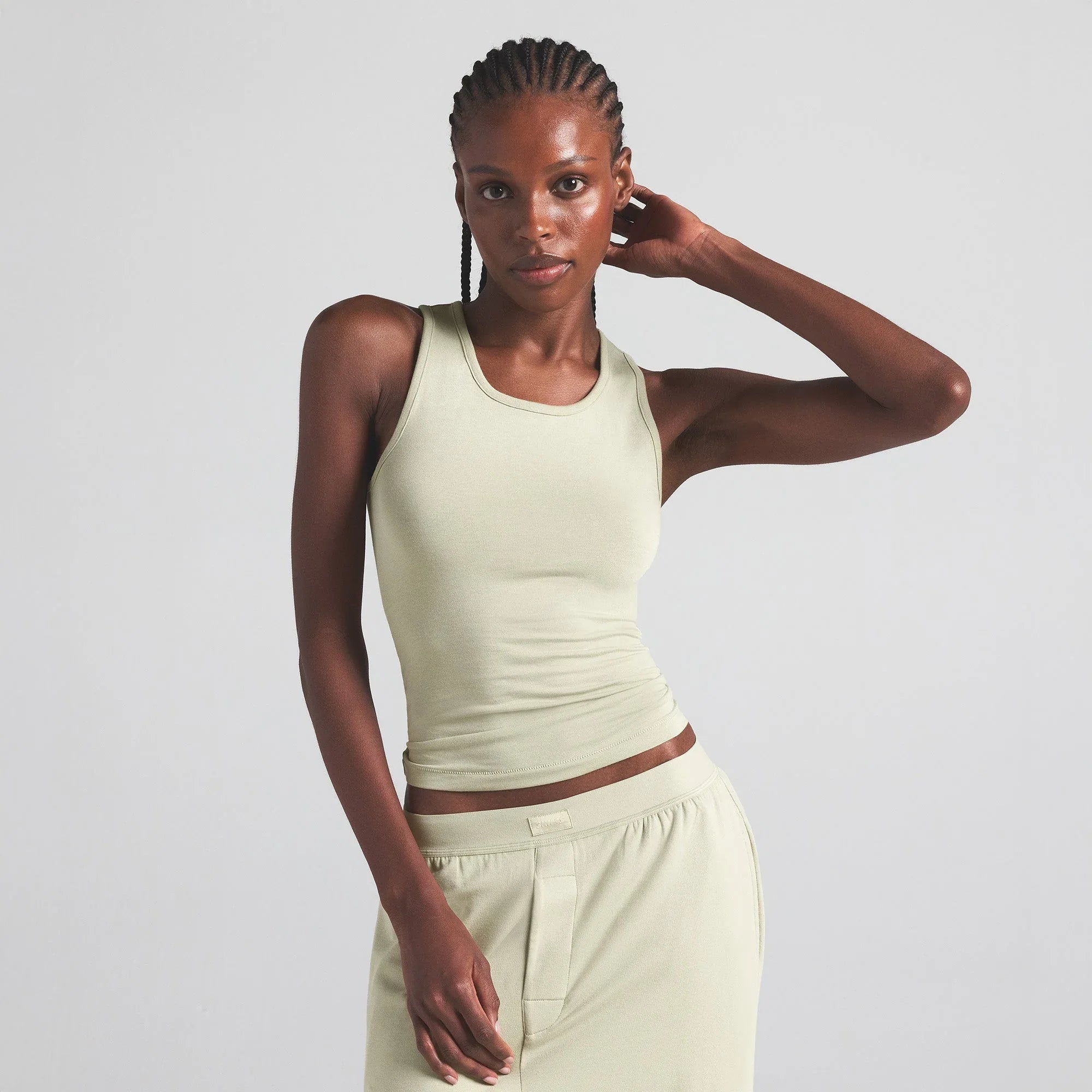 SKIMS BOYFRIEND LONG TANK | TALC - TİŞÖRT - My Suti