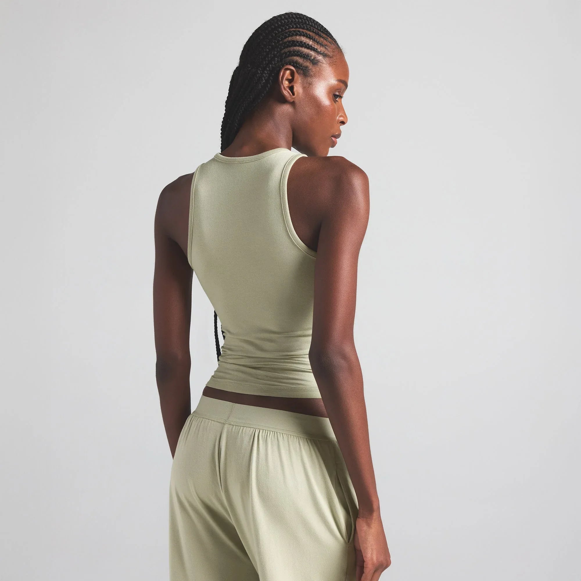 SKIMS BOYFRIEND LONG TANK | TALC - TİŞÖRT - My Suti