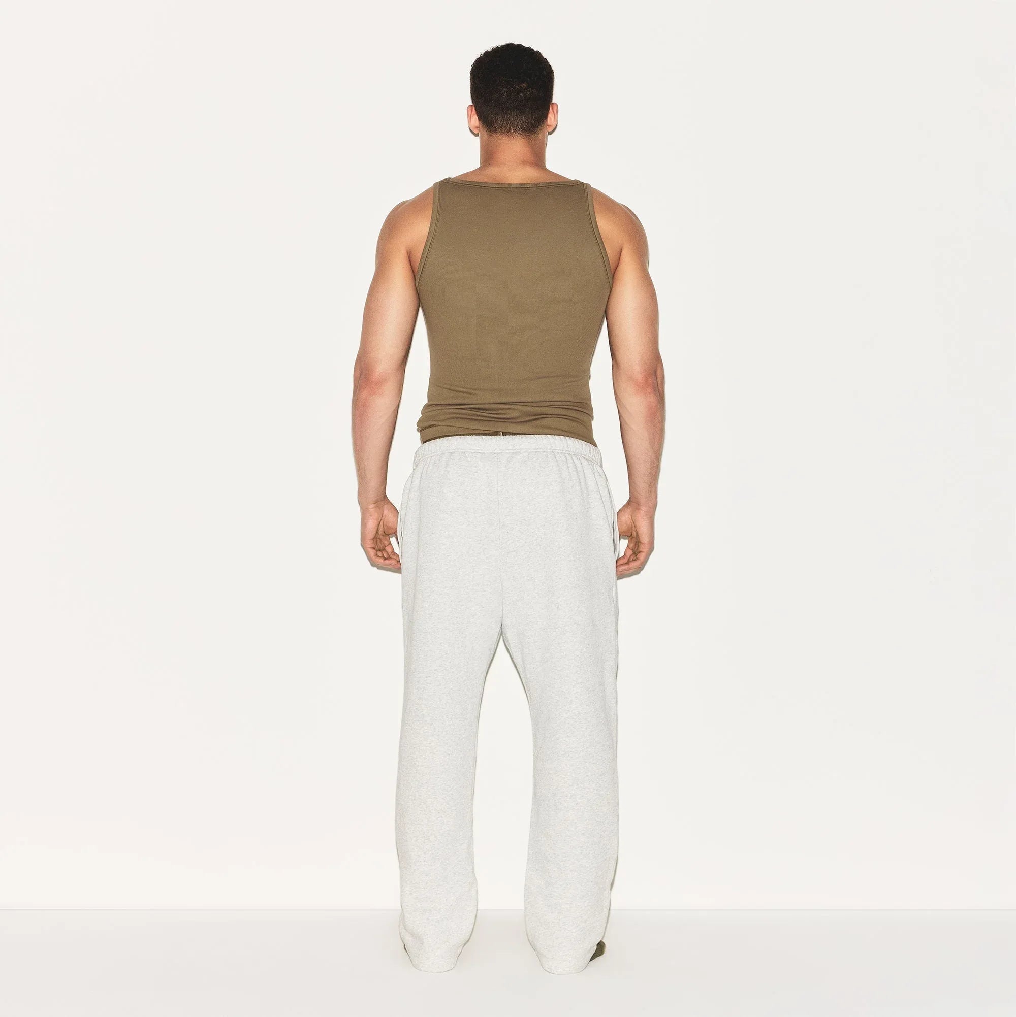 SKIMS COTTON MENS RIB TANK 3-PACK | ARMY MULTI - KAMİZ - My Suti