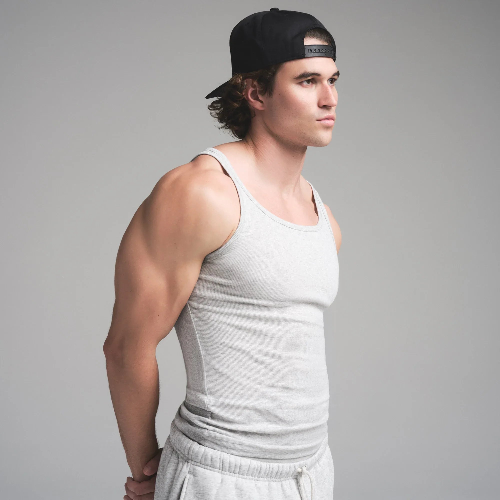 SKIMS COTTON MENS RIB TANK 3-PACK | HEATHER MULTI - KAMİZ - My Suti