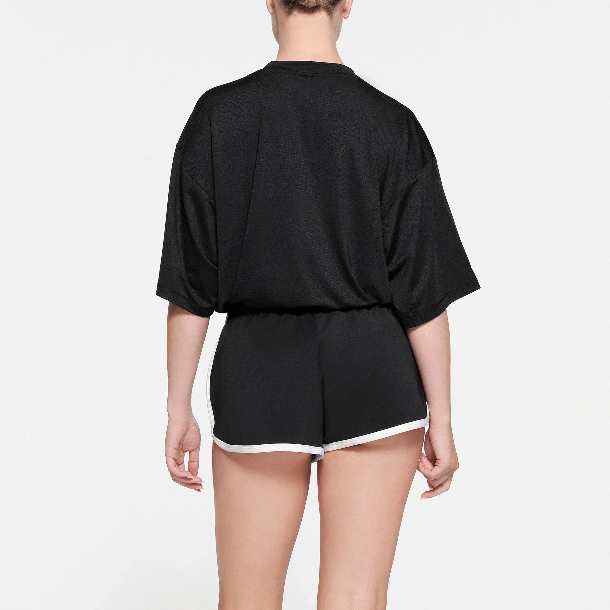 SKIMS TRACK MESH OVERSIZED T-SHIRT | ONYX - TİŞÖRT - My Suti