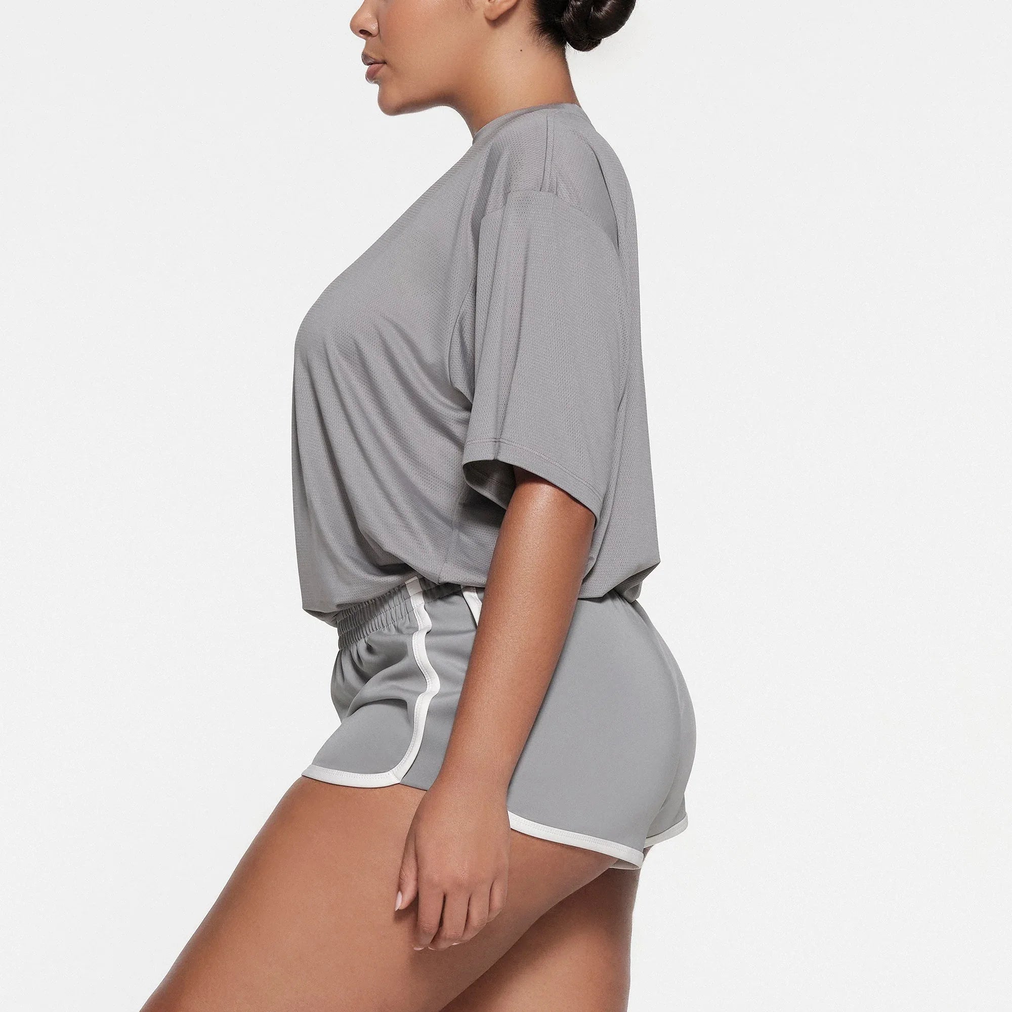 SKIMS TRACK MESH OVERSIZED T-SHIRT | PACIFIC - TİŞÖRT - My Suti