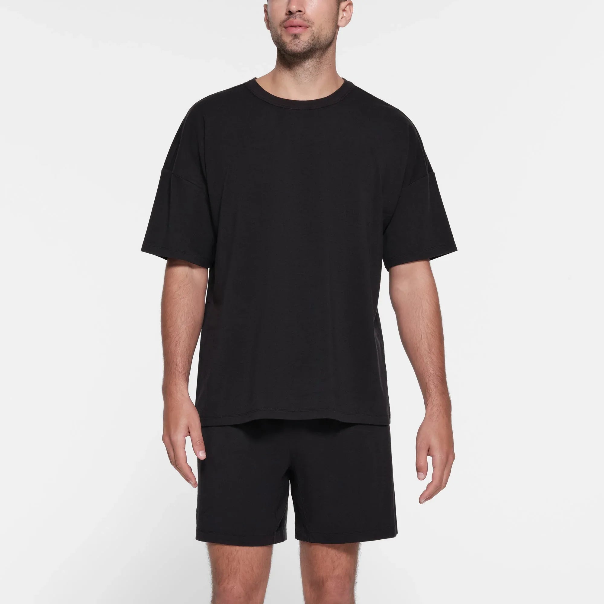 SKIMS JERSEY LOUNGE MENS OVERSIZED T-SHIRT | OBSIDIAN - TİŞÖRT - My Suti