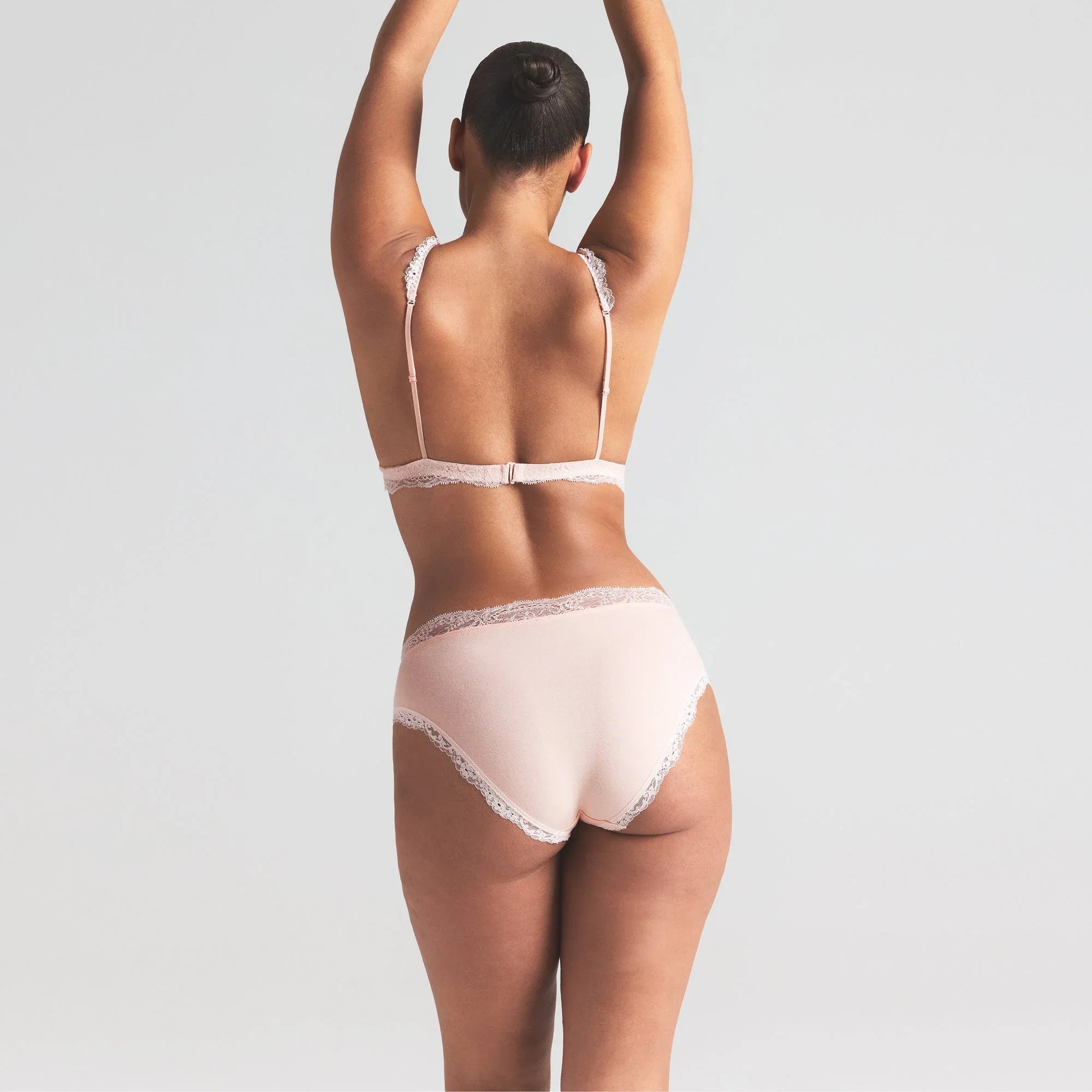 SKIMS COTTON JERSEY LACE TRIANGLE BRALETTE | PRIMROSE - SÜTYEN - My Suti