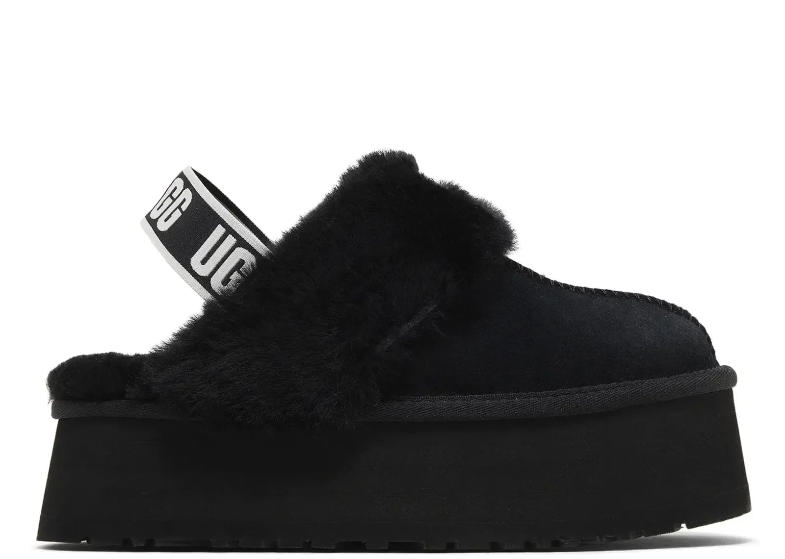 Ugg Funkette Slipper Black - My Suti