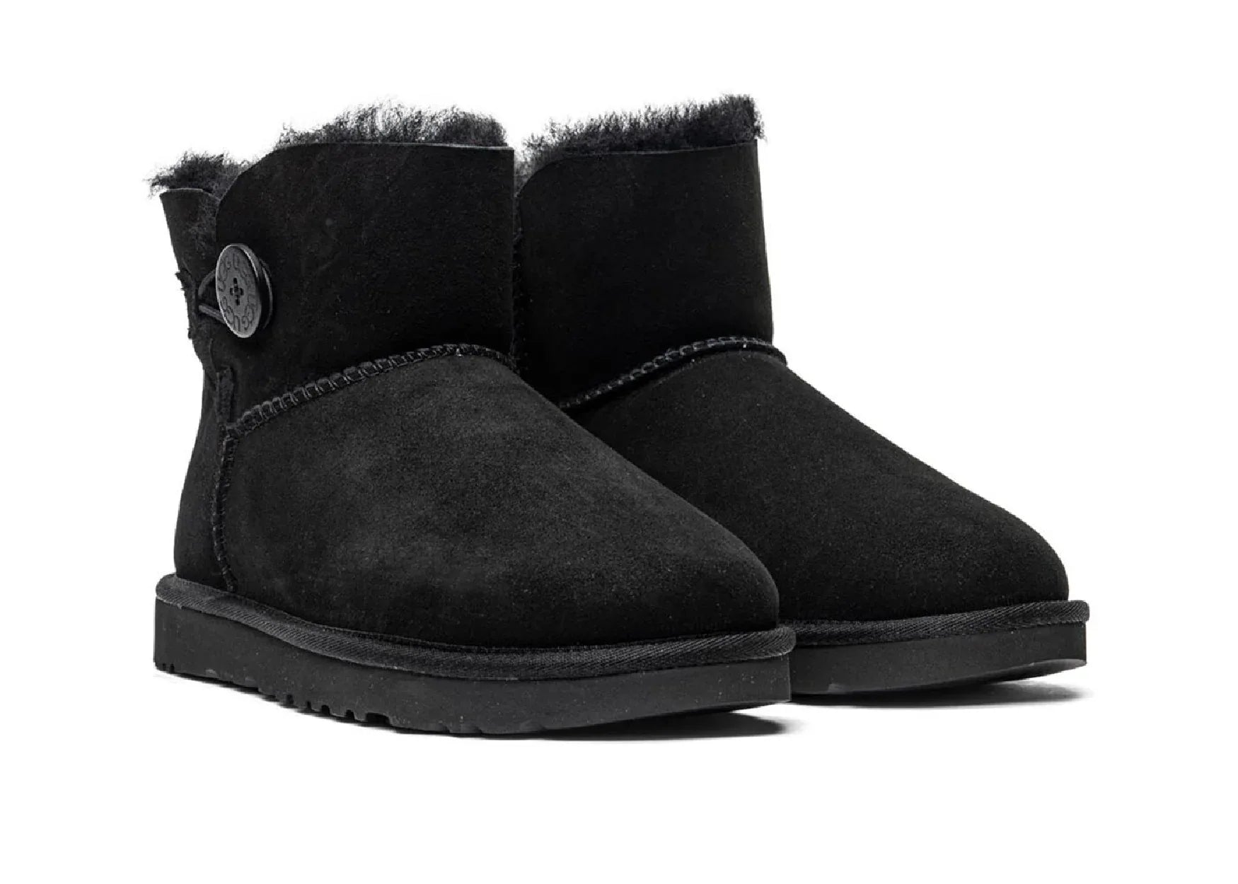 Ugg Mini Bailey Button II Black - My Suti