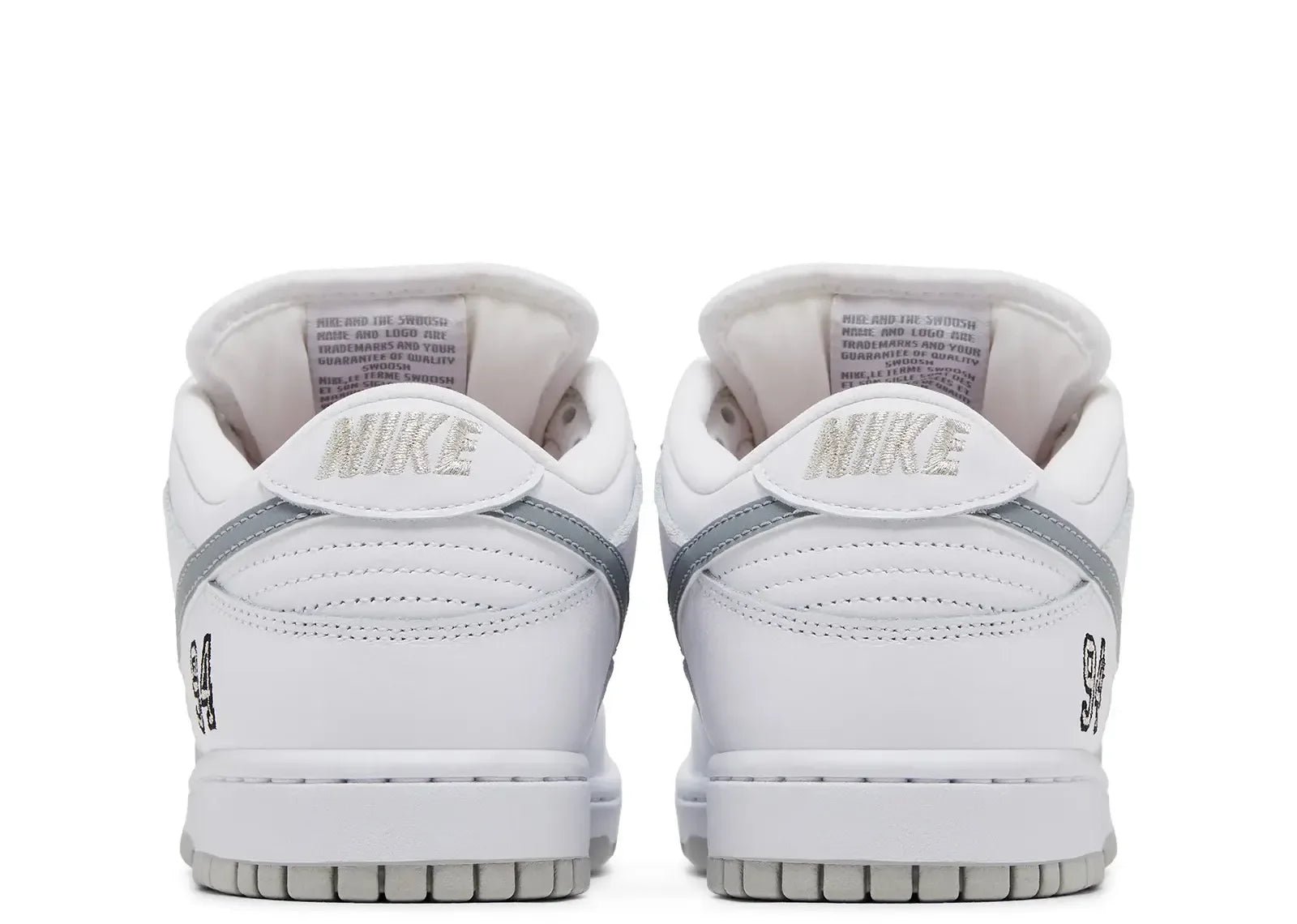 Nike Dunk Low Supreme 94 White Metallic Silver - My Suti