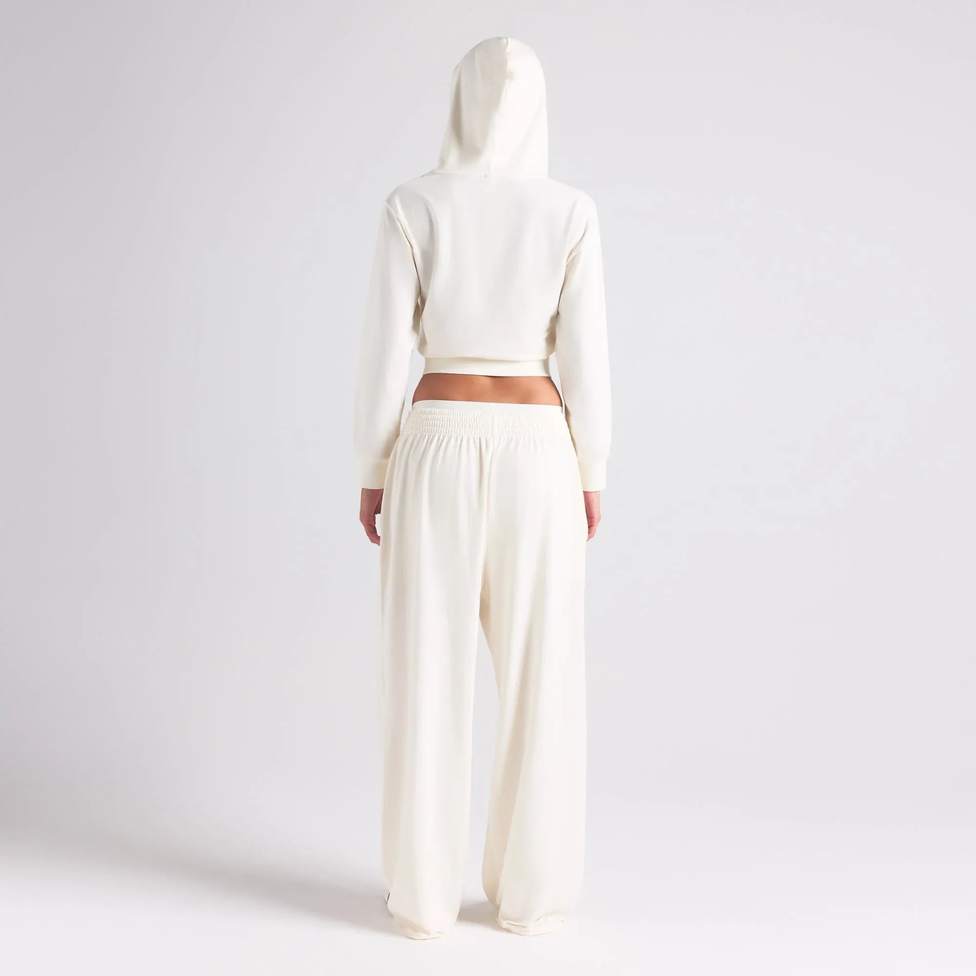 SKIMS COTTON JERSEY ZIP UP HOODIE | MARBLE - KAPŞONLU SWEATSHIRT - My Suti