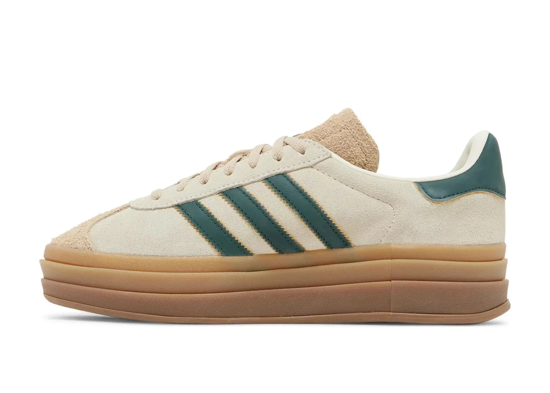 Adidas Gazelle Bold Magic Beige Collegiate Green (W) - My Suti