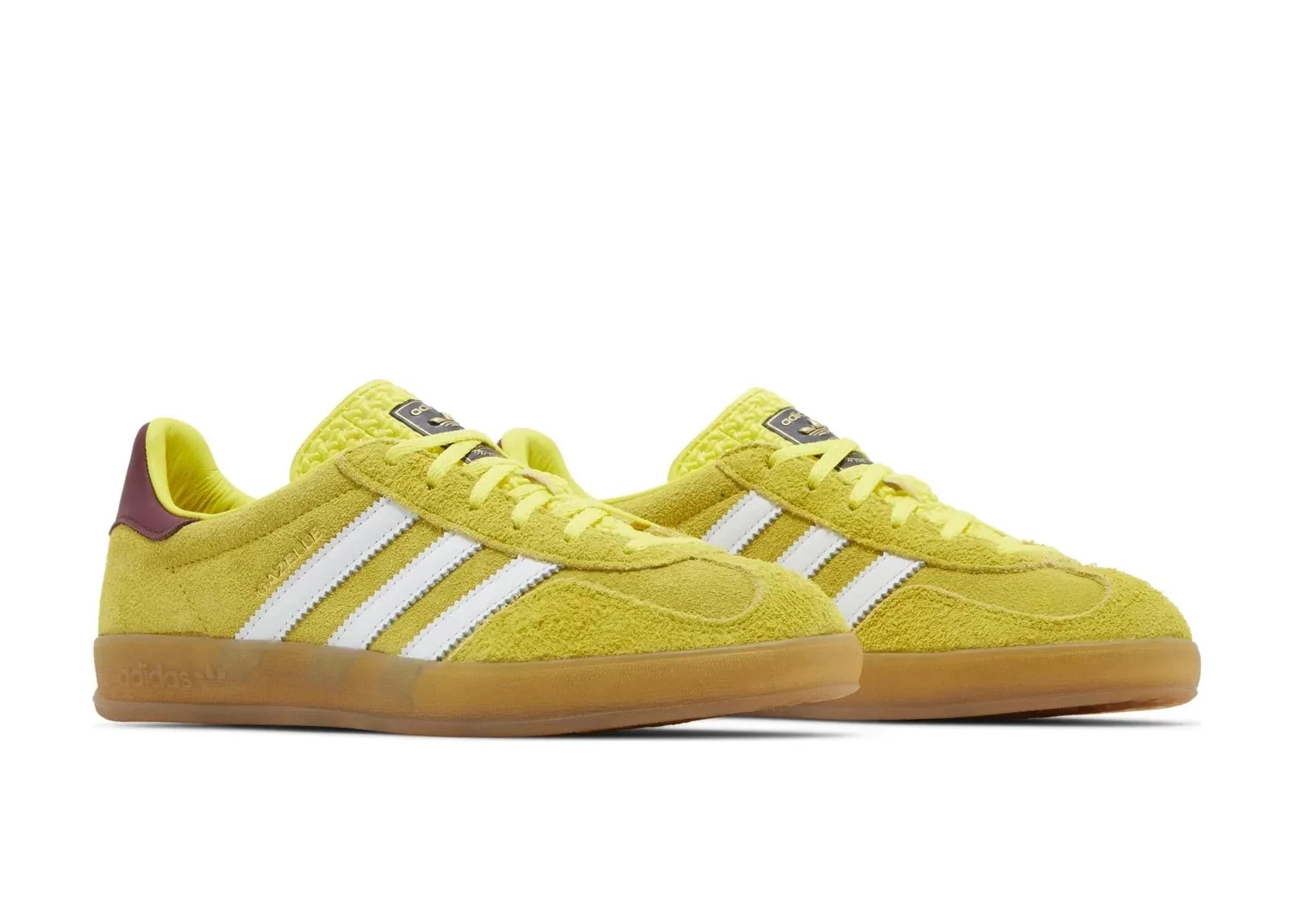 adidas Gazelle Indoor Bright Yellow Collegiate Burgundy (W) - My Suti