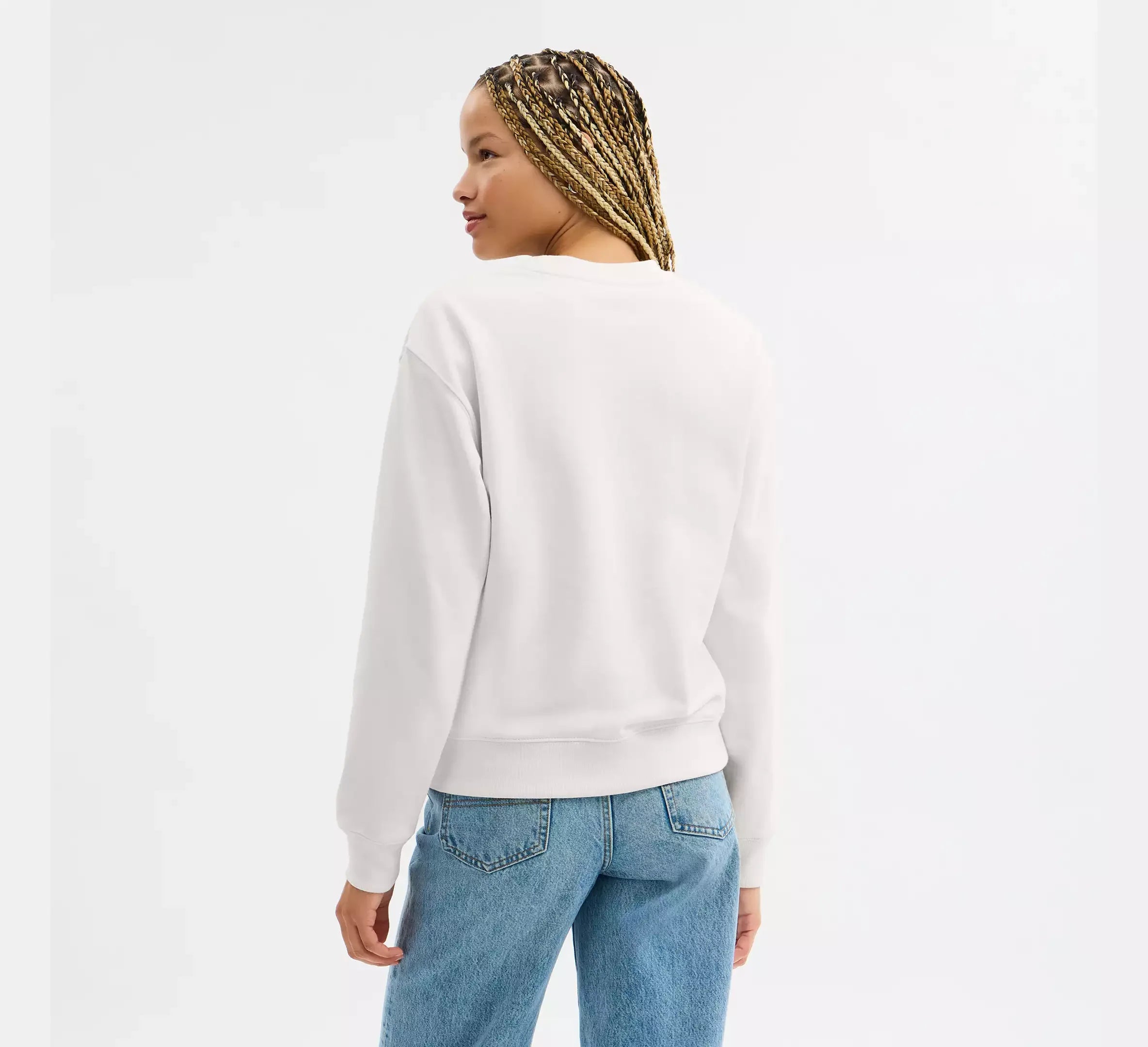 Coach Signature Square Crewneck Sweater - White - My Suti