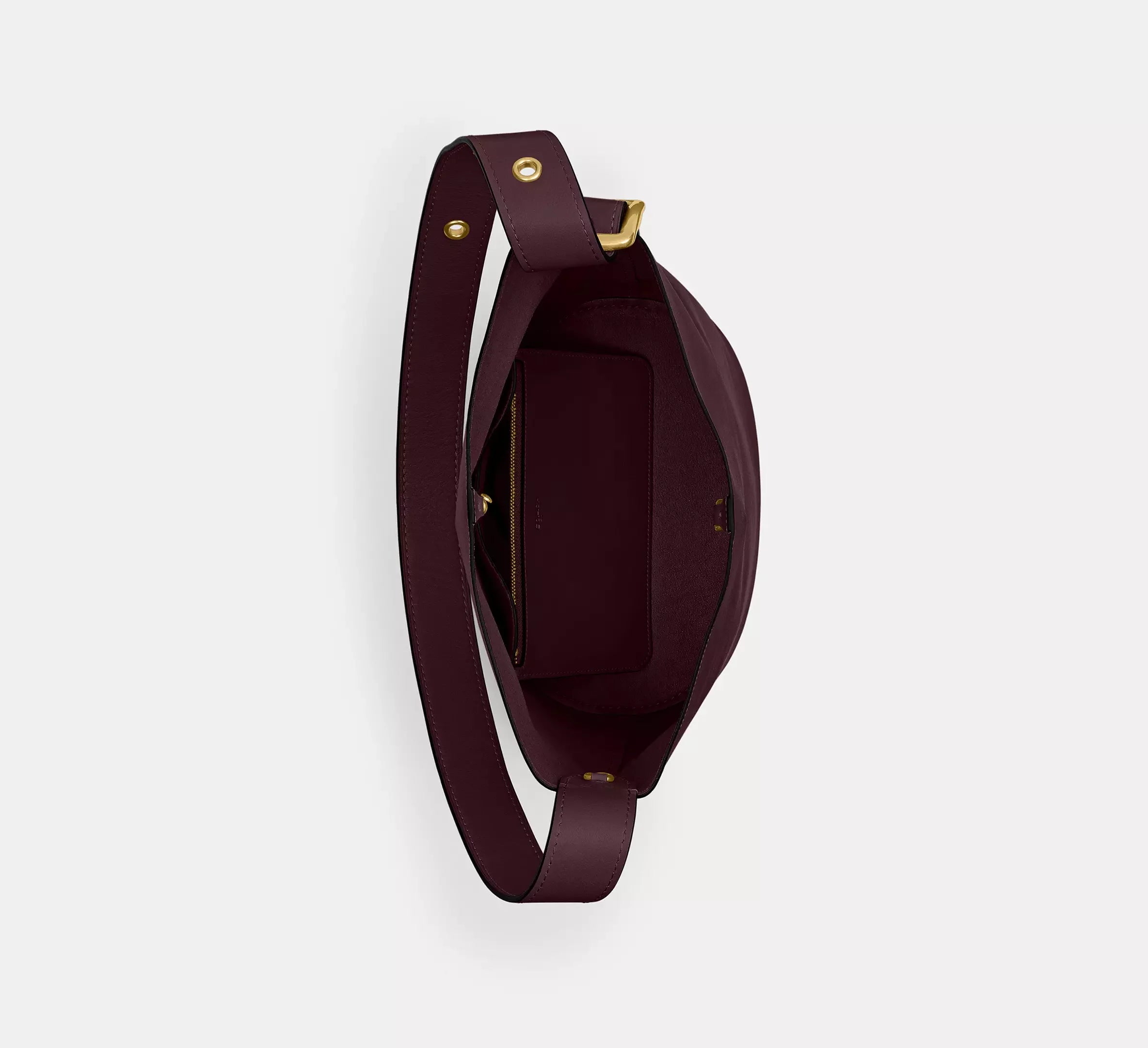 Coach Bleecker Bucket Bag - Brass/Merlot - My Suti