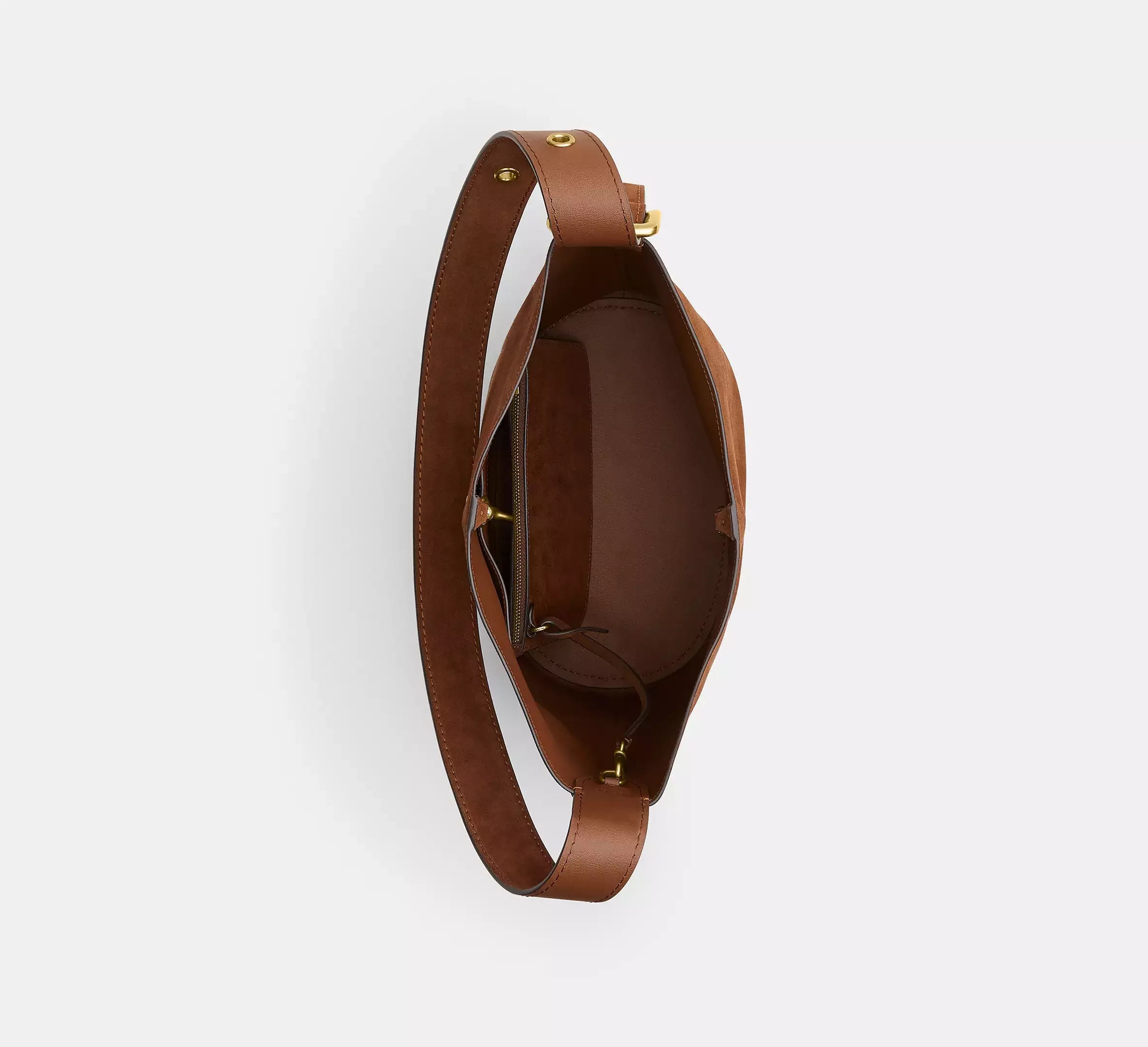 Coach Bleecker Bucket Bag - Brass/Warm Brown - My Suti