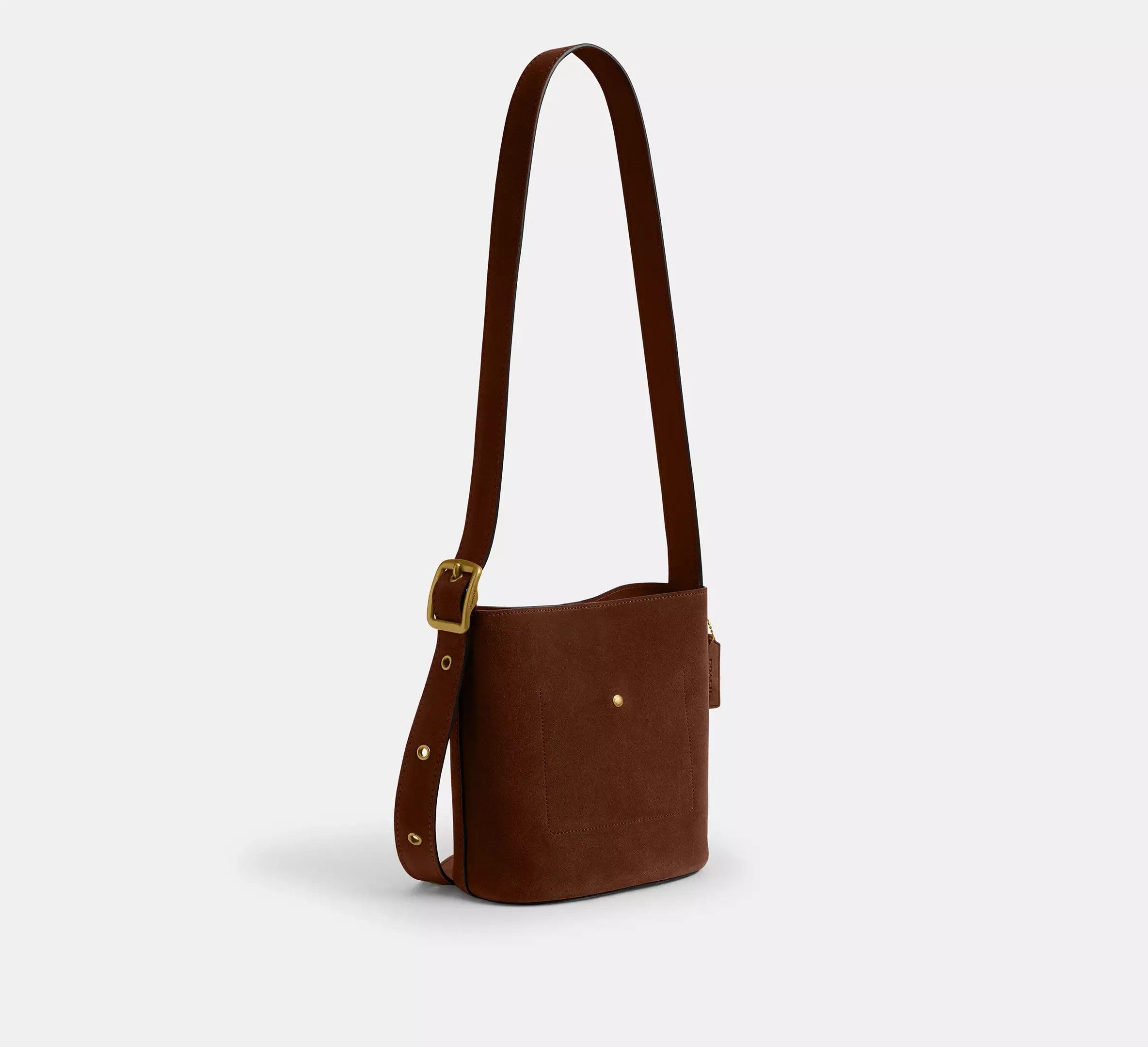 Coach Bleecker Bucket Bag 21 - Brass/Warm Brown - My Suti