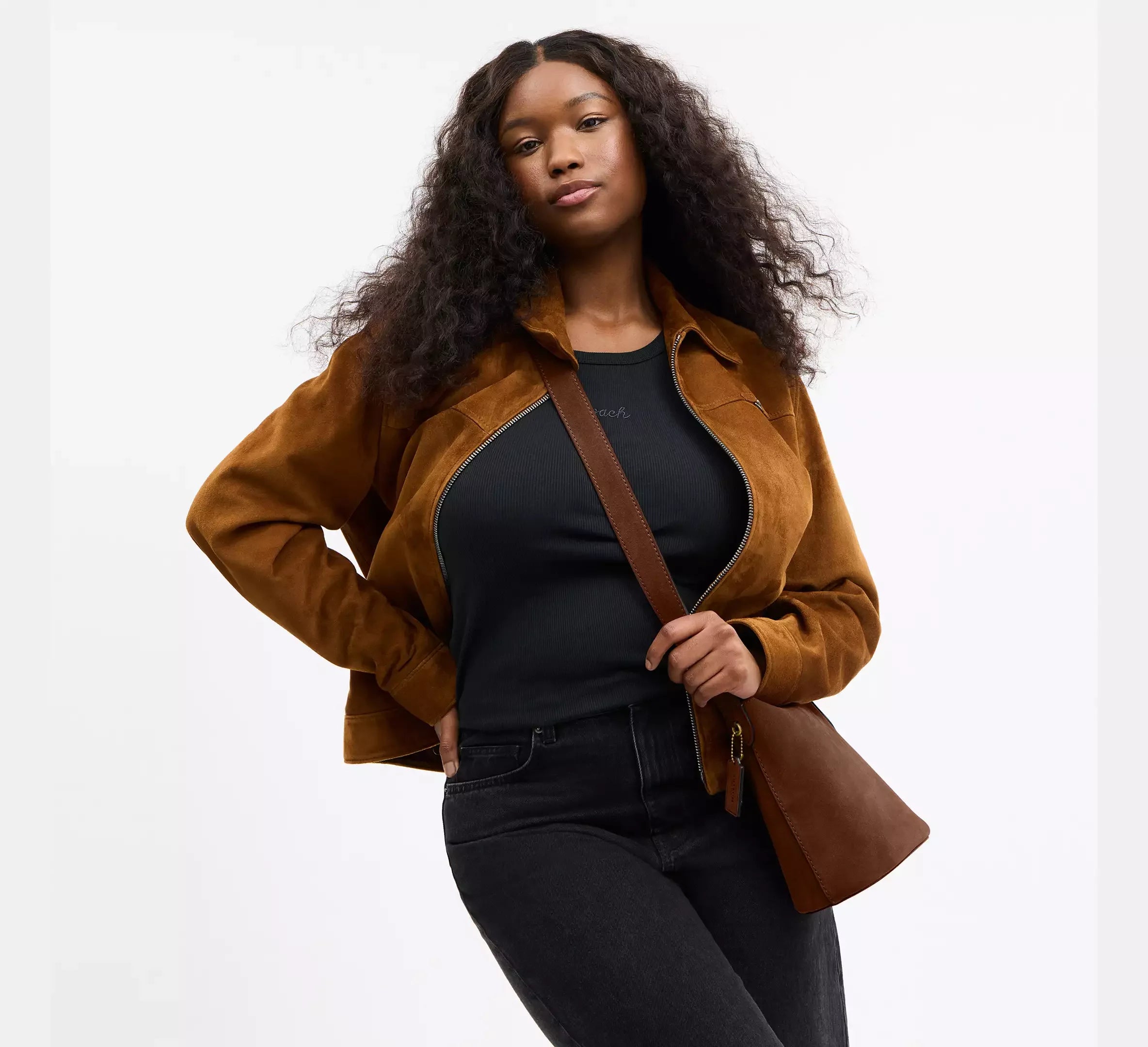 Coach Bleecker Bucket Bag 21 - Brass/Warm Brown - My Suti