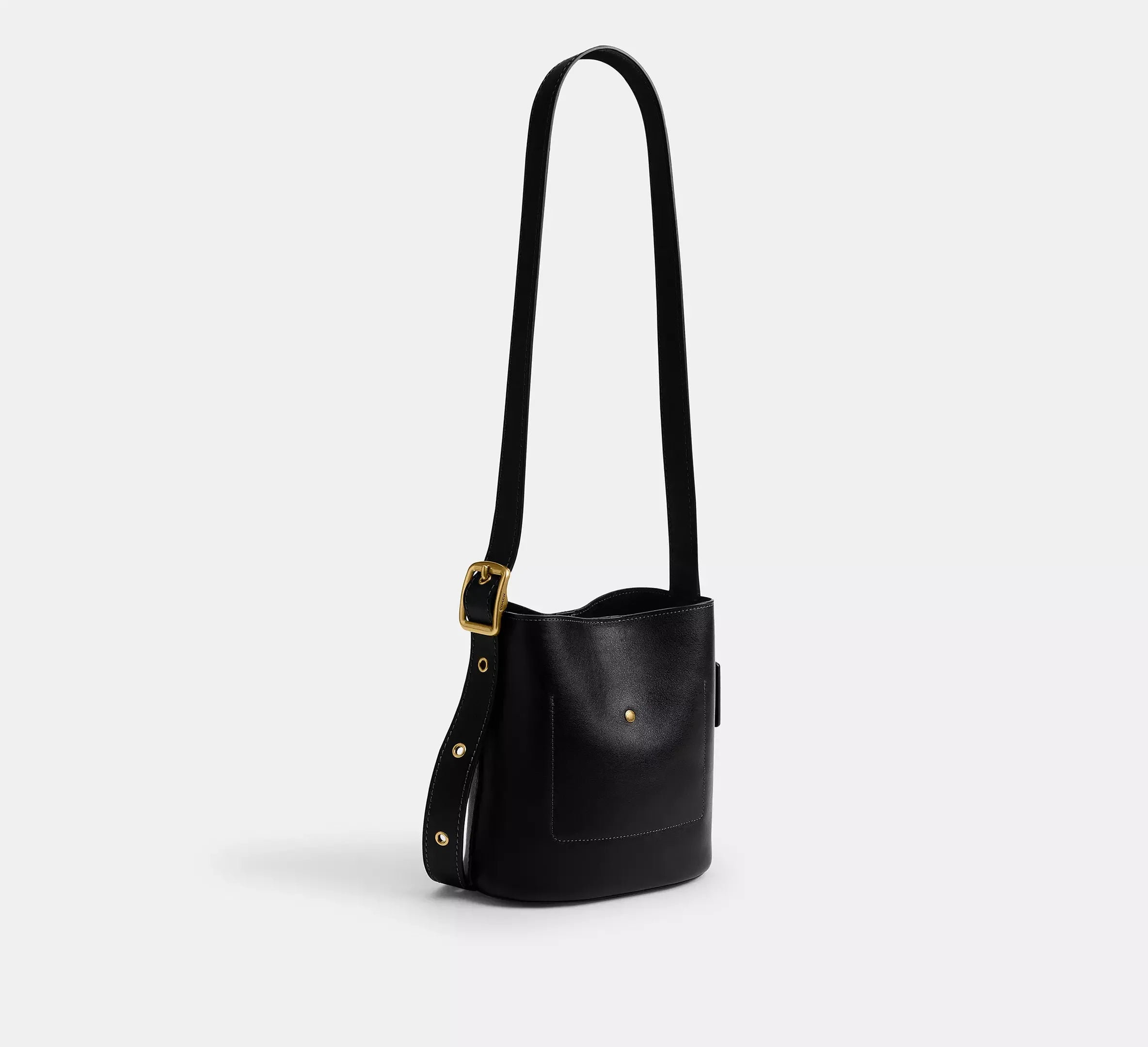 Coach Bleecker Bucket Bag 21 - Brass/Black - My Suti
