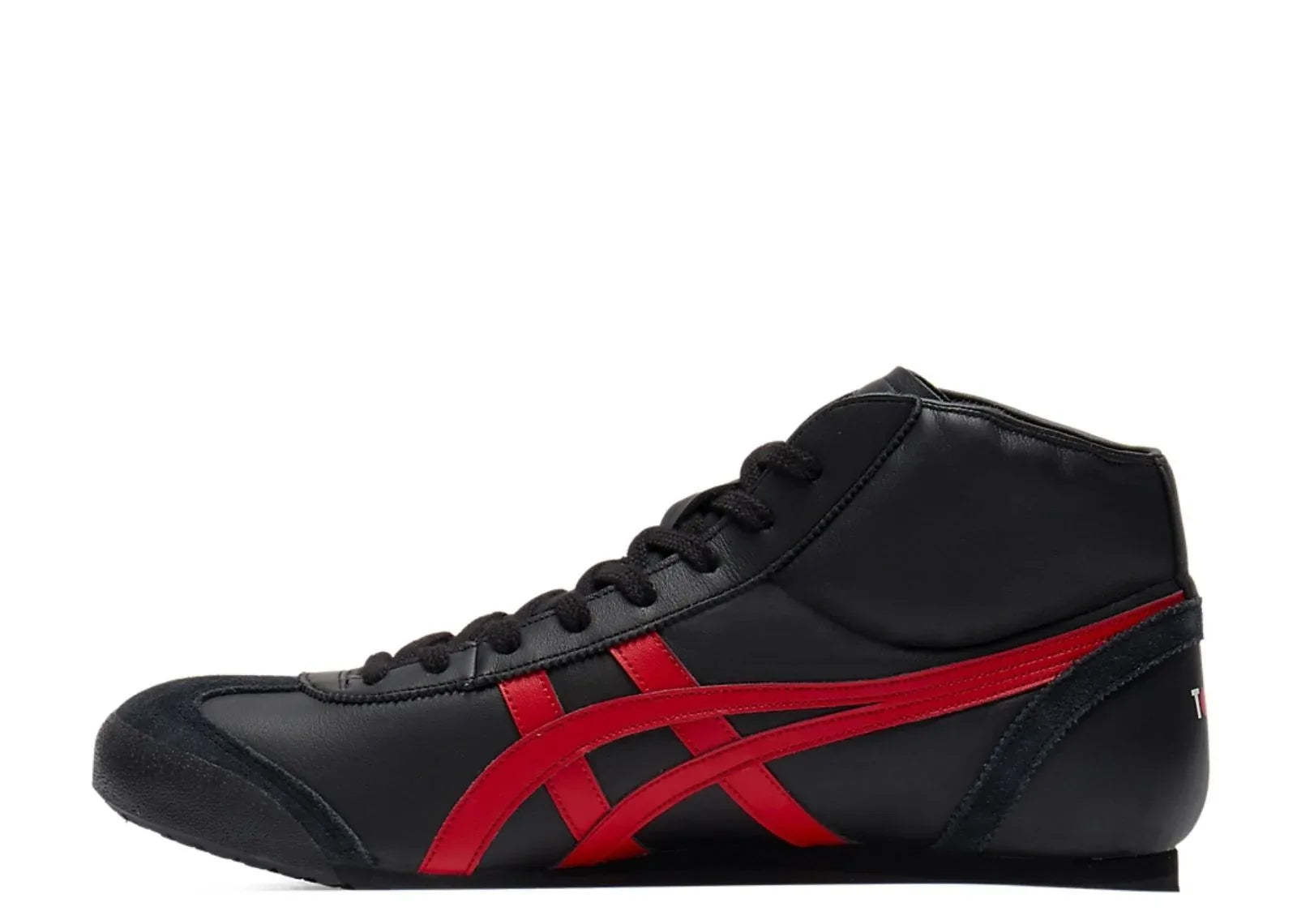 Onitsuka Tiger Mexico Mid Runner Black Classic Red - My Suti